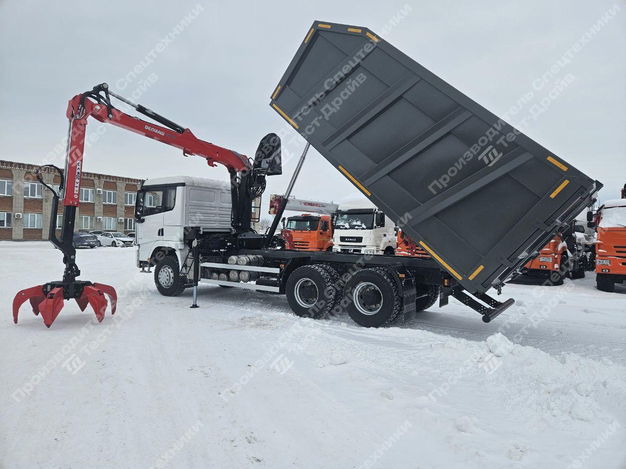 Ломовоз Shacman X3000 6x4 с ГМУ Велмаш VM10L74M Фото №6