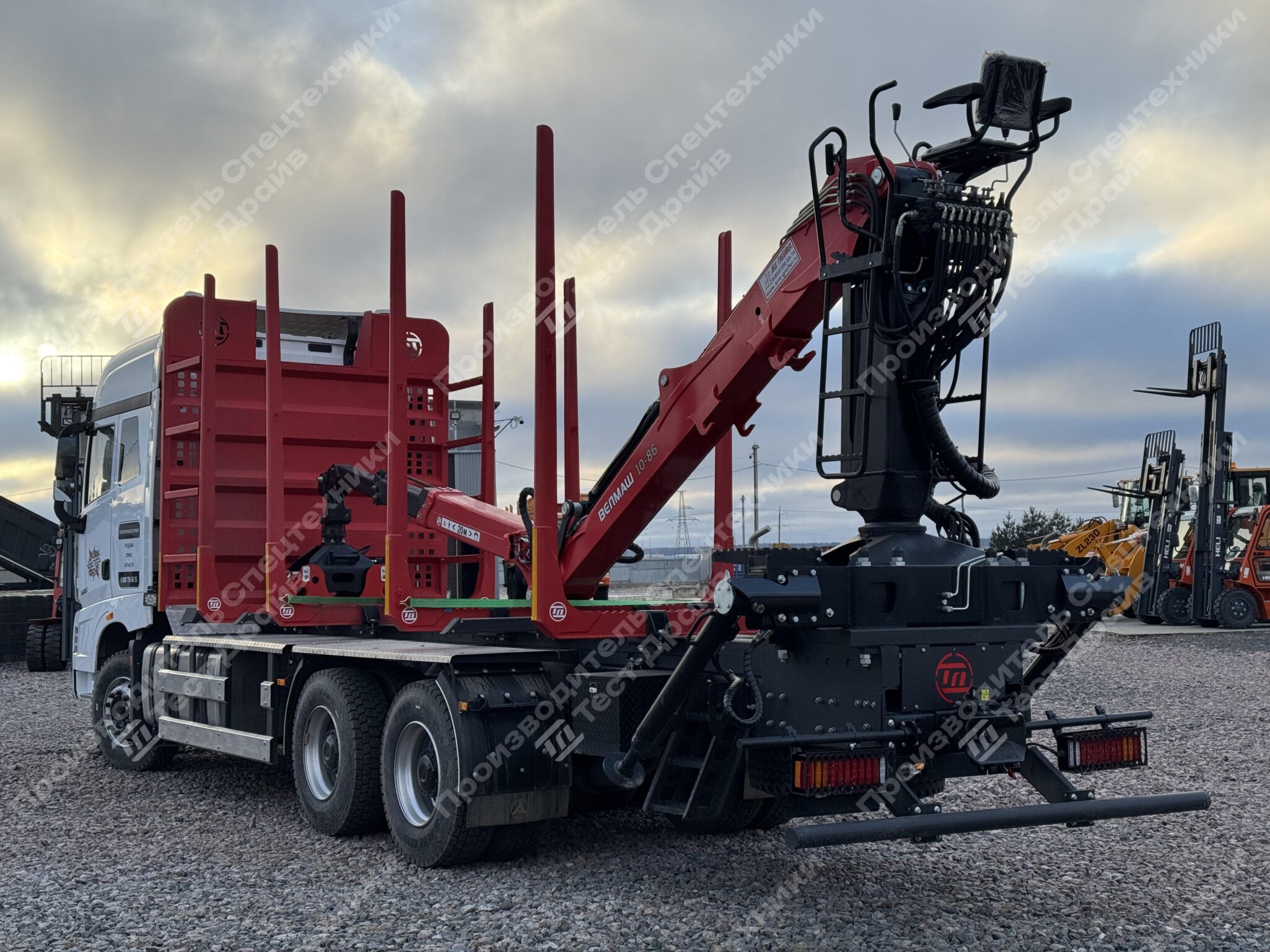 Сортиментовоз Sany 6x4 с ГМУ VM10L86 Фото №20