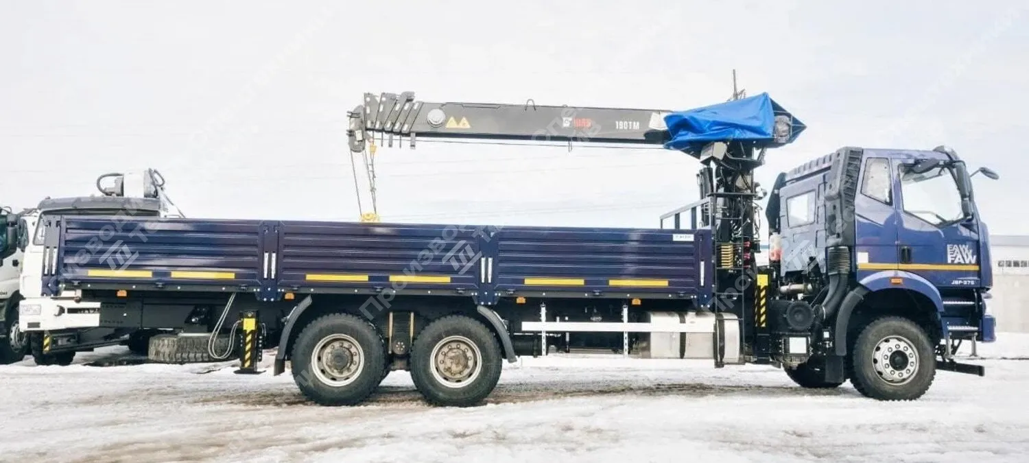 Бортовой FAW CA3250 6x4 с КМУ HIAB 190TM-6 Фото №3