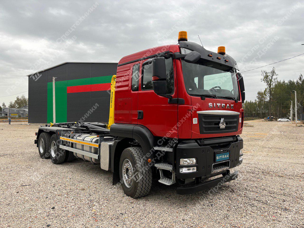 Мультилифт SITRAK C7H 6x4 с крюком ВЕЛМАШ T20 Фото №2