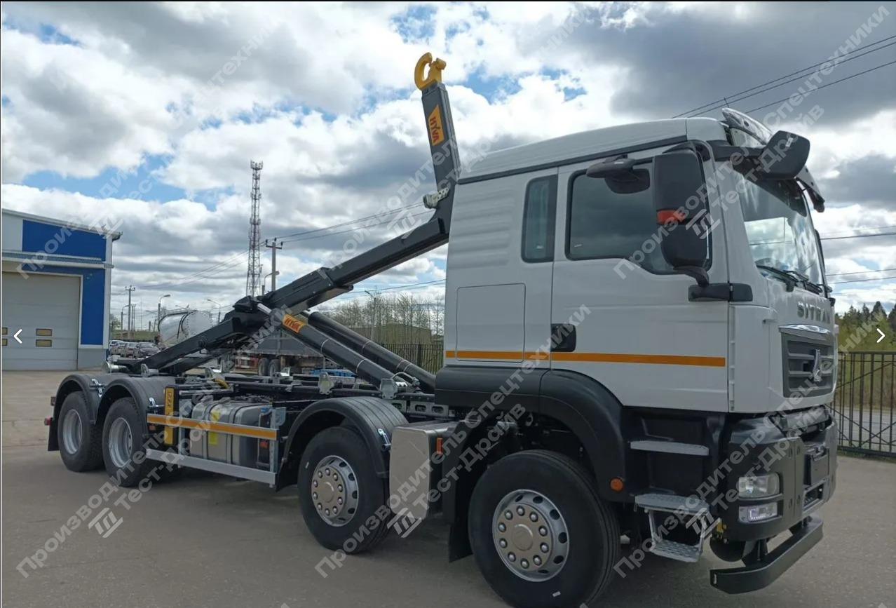 Мультилифт SITRAK C7H 8x4 с крюком HYVA 26 Фото №3