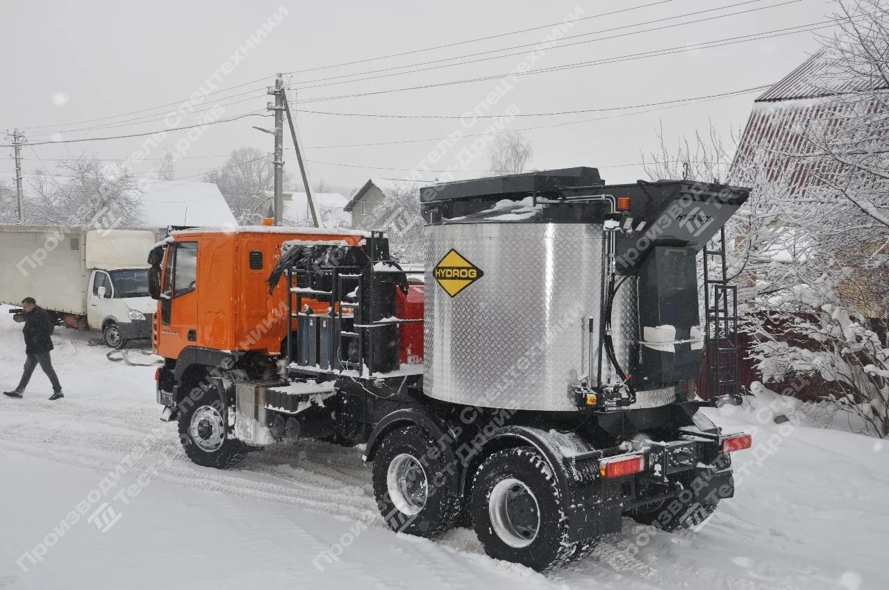 Термос-бункер IVECO-HONGYAN GENLYON 6x4 с HYDROG KA-4400 Фото №4