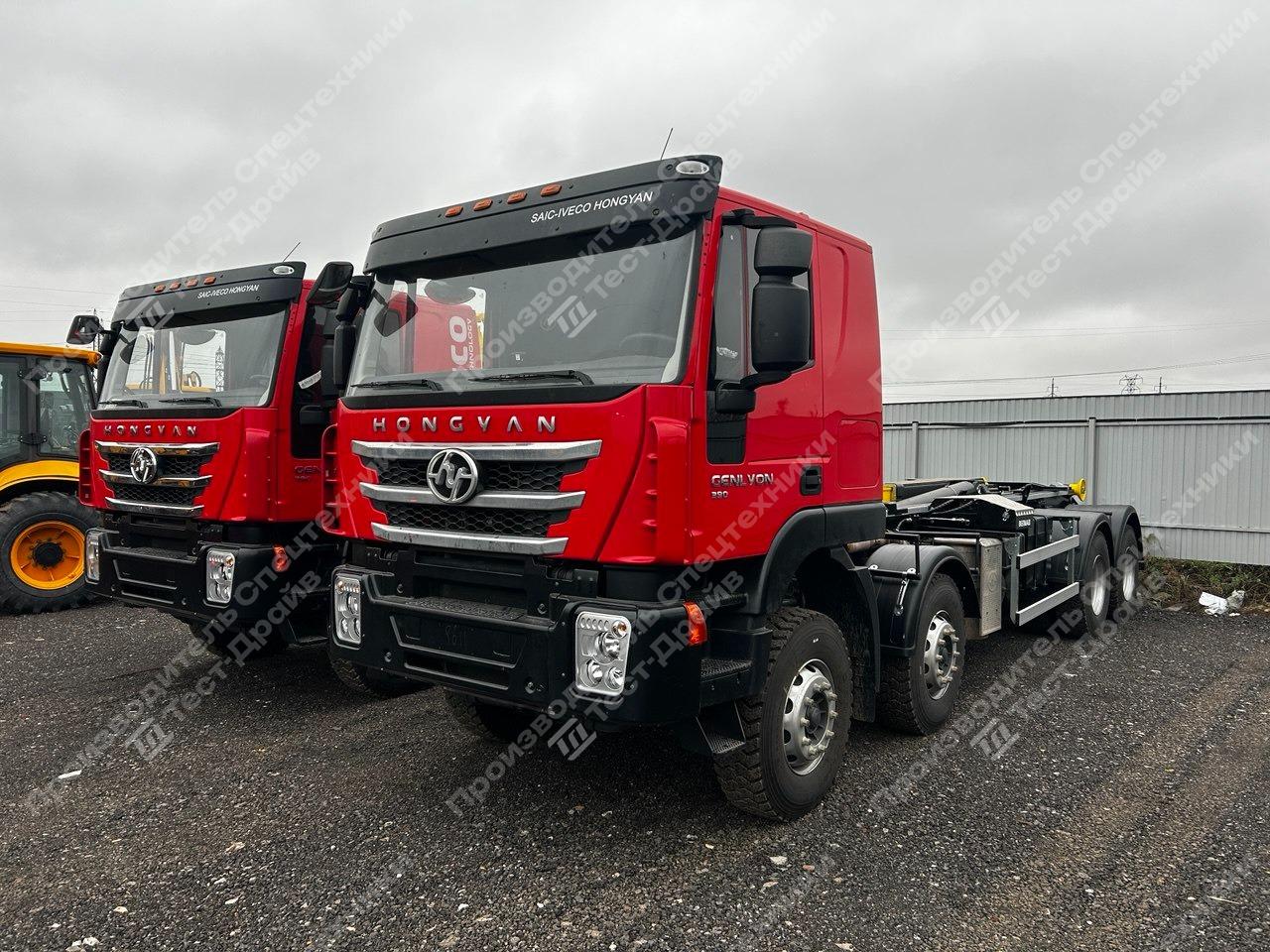 Мультилифт IVECO-HONGYAN GENLYON 8x4 с крюком Велмаш Т20 Фото №3