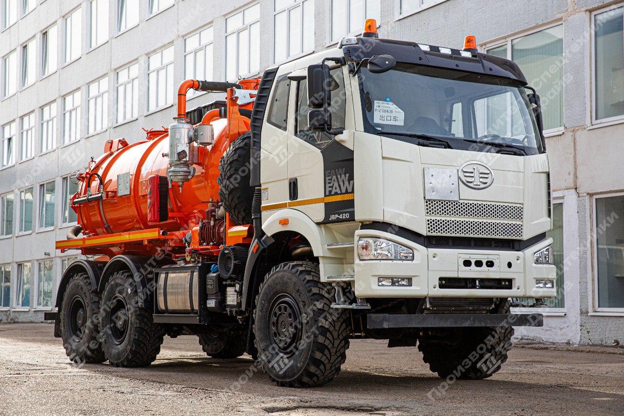 АКНС FAW CA3252 6x6 с насосом Jurop PNR-124D ATEX Фото №2