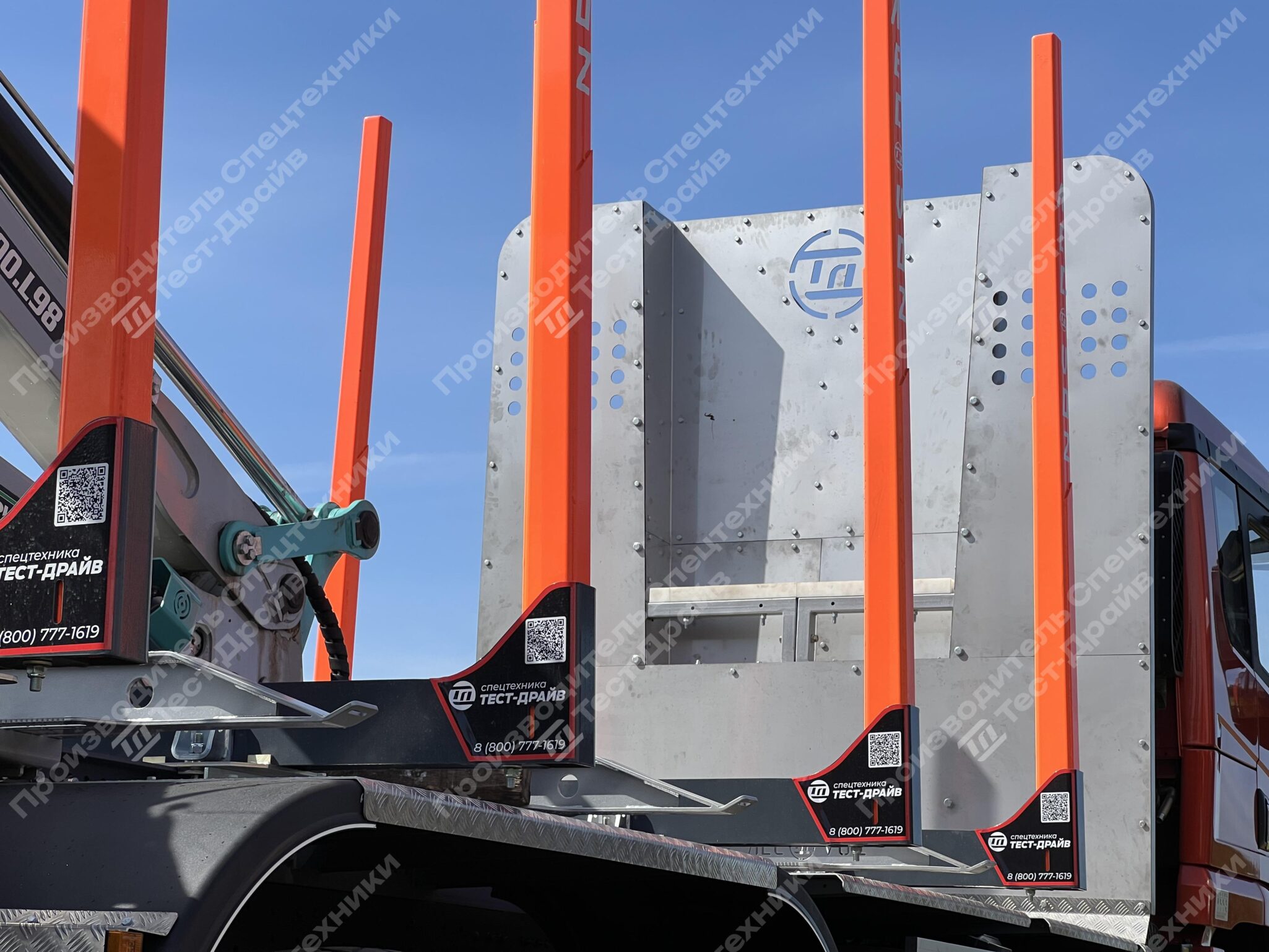 Сортиментовоз Shacman X3000 6x6 с ГМУ ICARBAZZOLI IB 120 L98 и площадкой ЛЕСОVOZ Фото №77