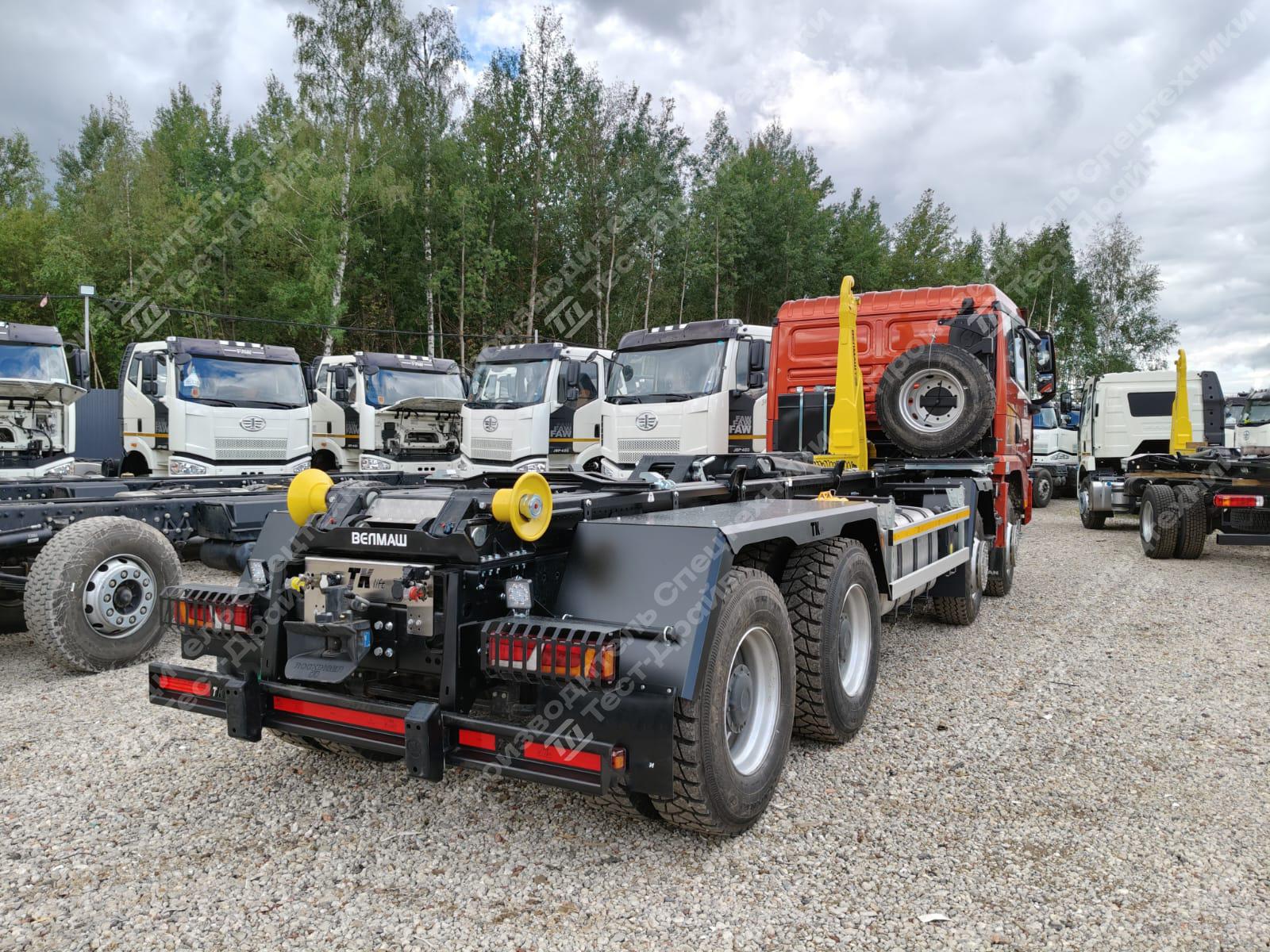 Мультилифт Shacman X3000 8x4 с крюком Велмаш Т26 Фото №3