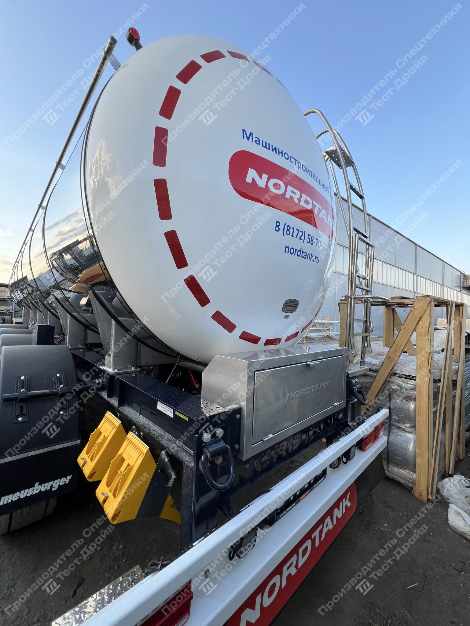 Специализированный полуприцеп-цистерна четырехосный NORDTANK GIGA Фото №7