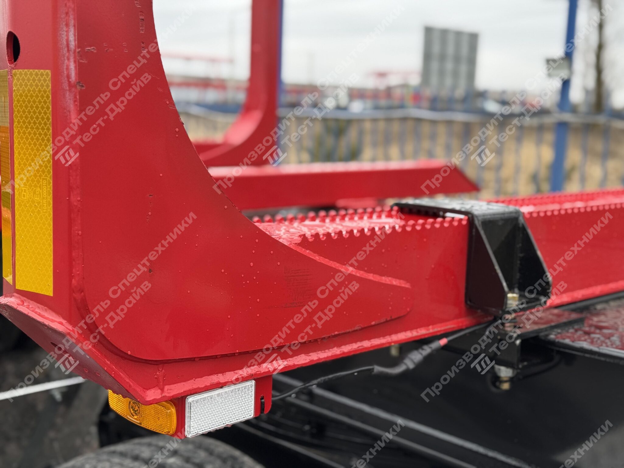 Прицеп сортиментовоз ТК ТД трехосный - 4 неразборных коника Фото №9