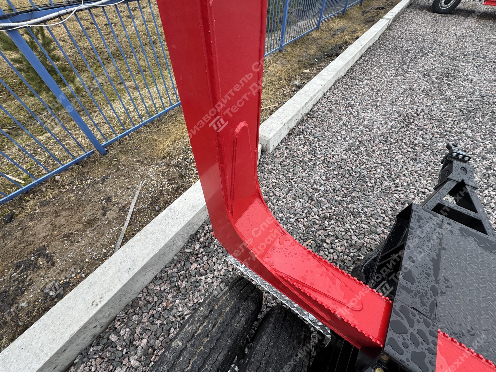 Прицеп сортиментовоз ТК ТД трехосный - 4 неразборных коника Фото №13