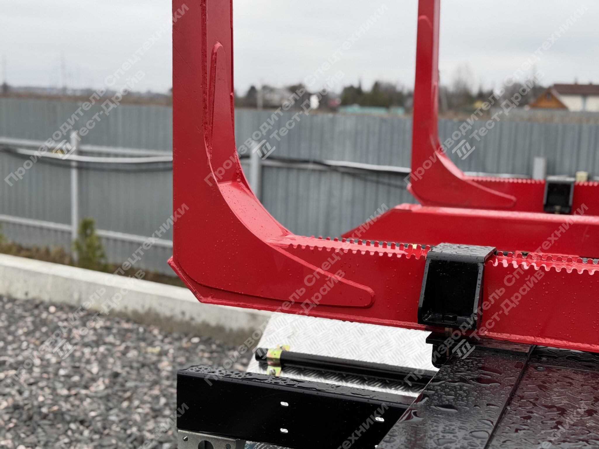 Прицеп сортиментовоз ТК ТД трехосный - 4 неразборных коника Фото №17