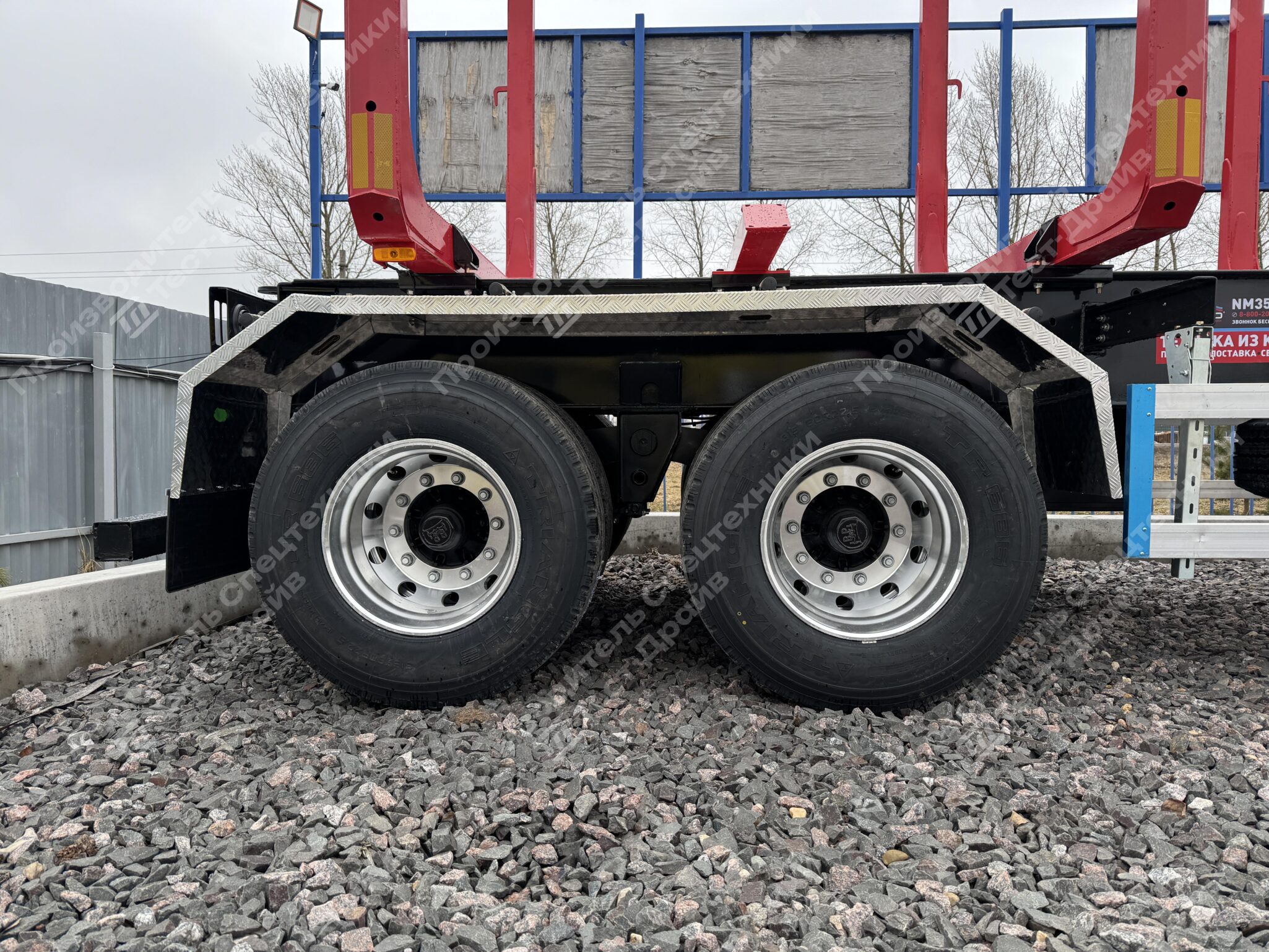 Прицеп сортиментовоз ТК ТД трехосный - 4 неразборных коника Фото №21