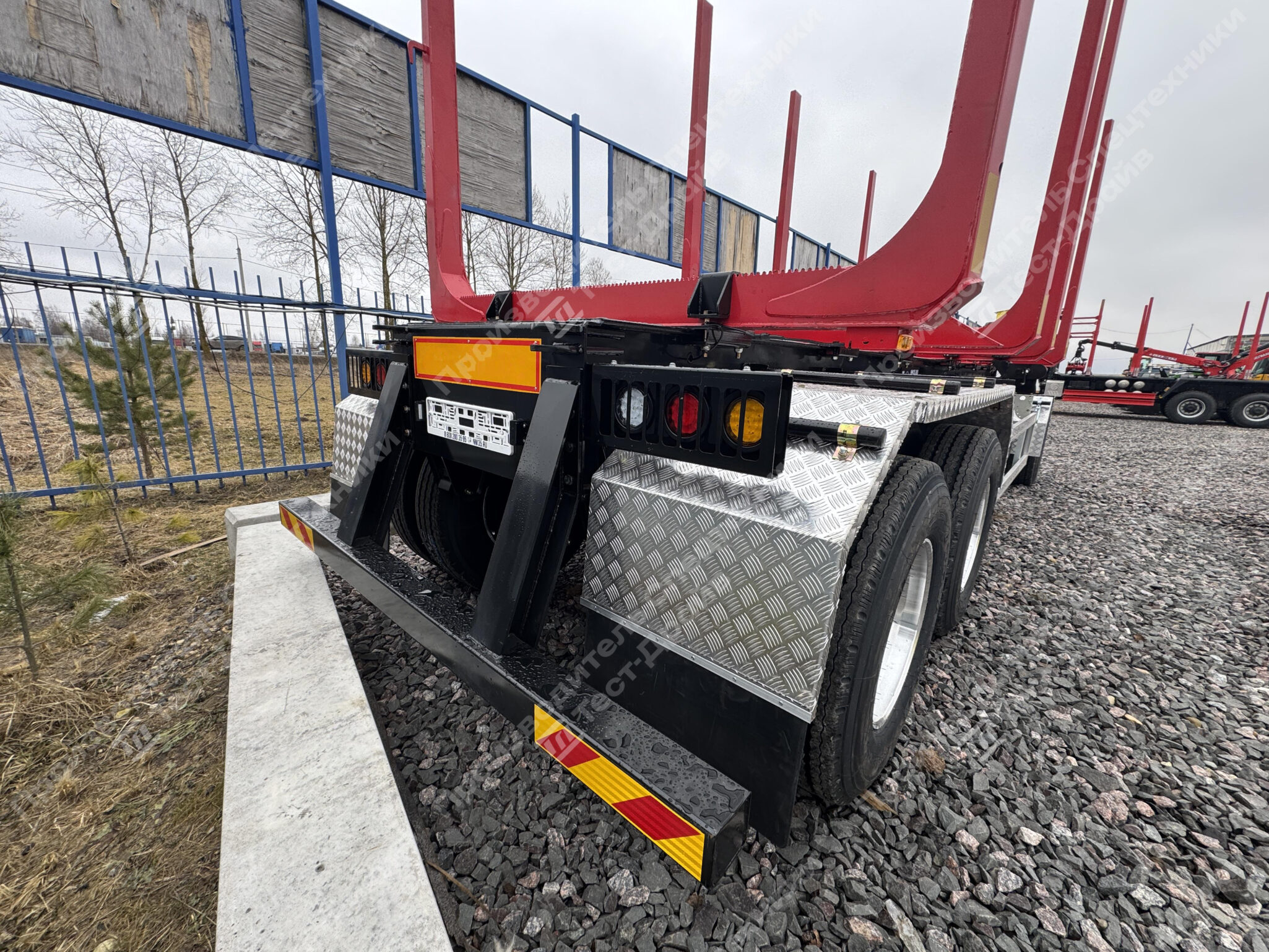 Прицеп сортиментовоз ТК ТД трехосный - 4 неразборных коника Фото №23