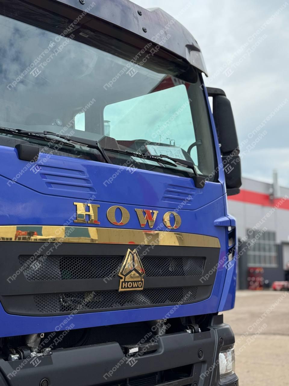 Сортиментовоз HOWO 6x4 с ГМУ ICARBAZZOLI IB 100 L98 и площадкой ЛЕСОVOZ Фото №9