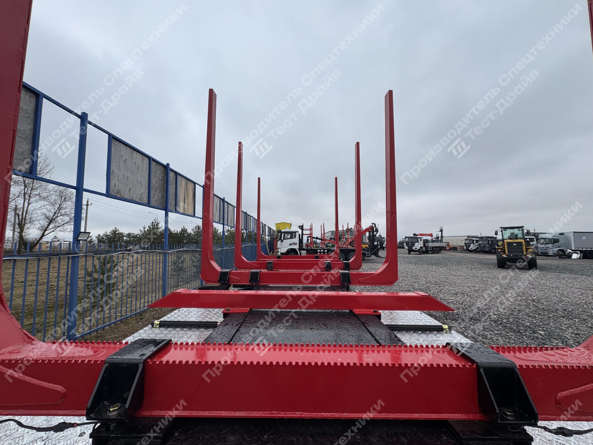 Прицеп сортиментовоз ТК ТД трехосный - 4 неразборных коника Фото №8