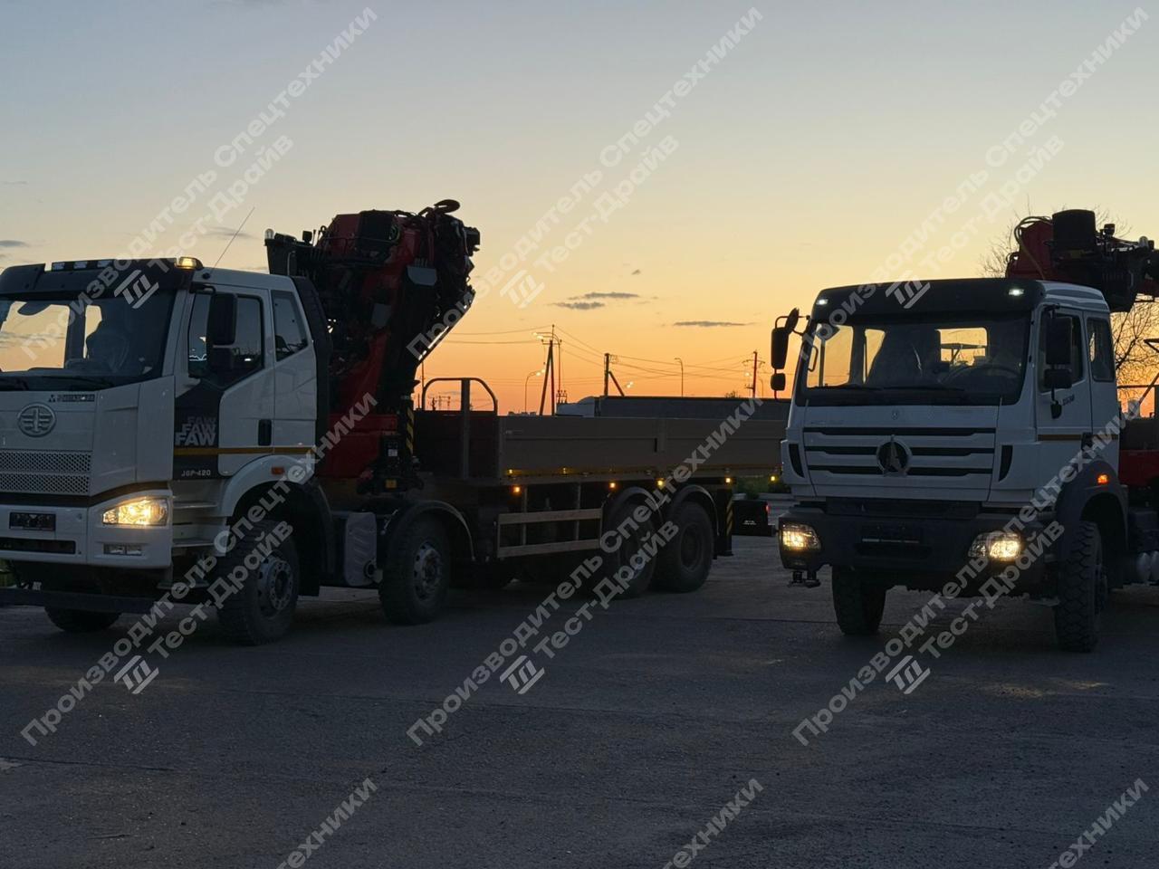 Бортовой Beiben 2538LA 6x6 с КМУ SunHunk S2506 Фото №48