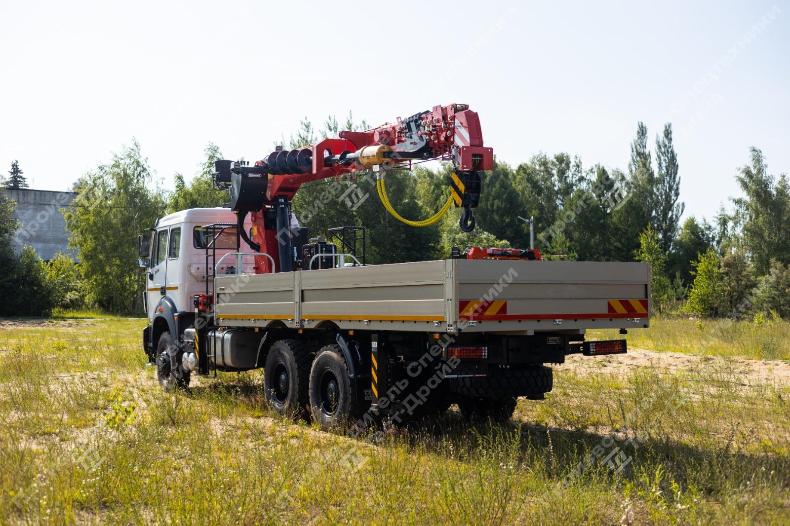 Бортовой Beiben 2538LA 6x6 с КМУ SunHunk S2506 Фото №52