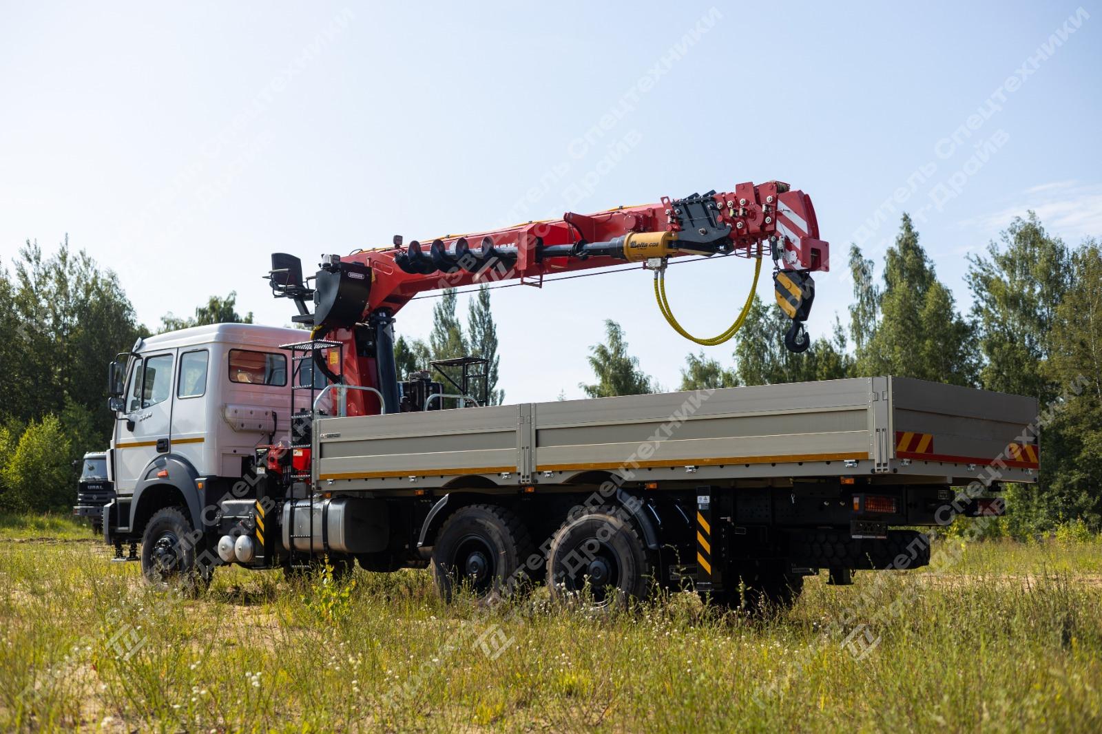 Бортовой Beiben 2538LA 6x6 с КМУ SunHunk S2506 Фото №51