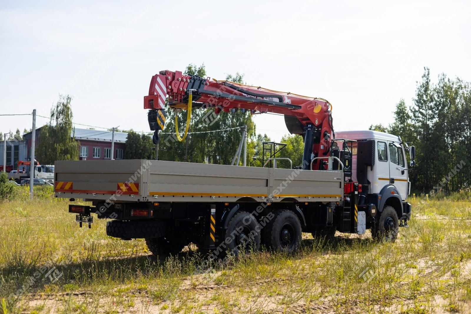 Бортовой Beiben 2538LA 6x6 с КМУ SunHunk S2506 Фото №9