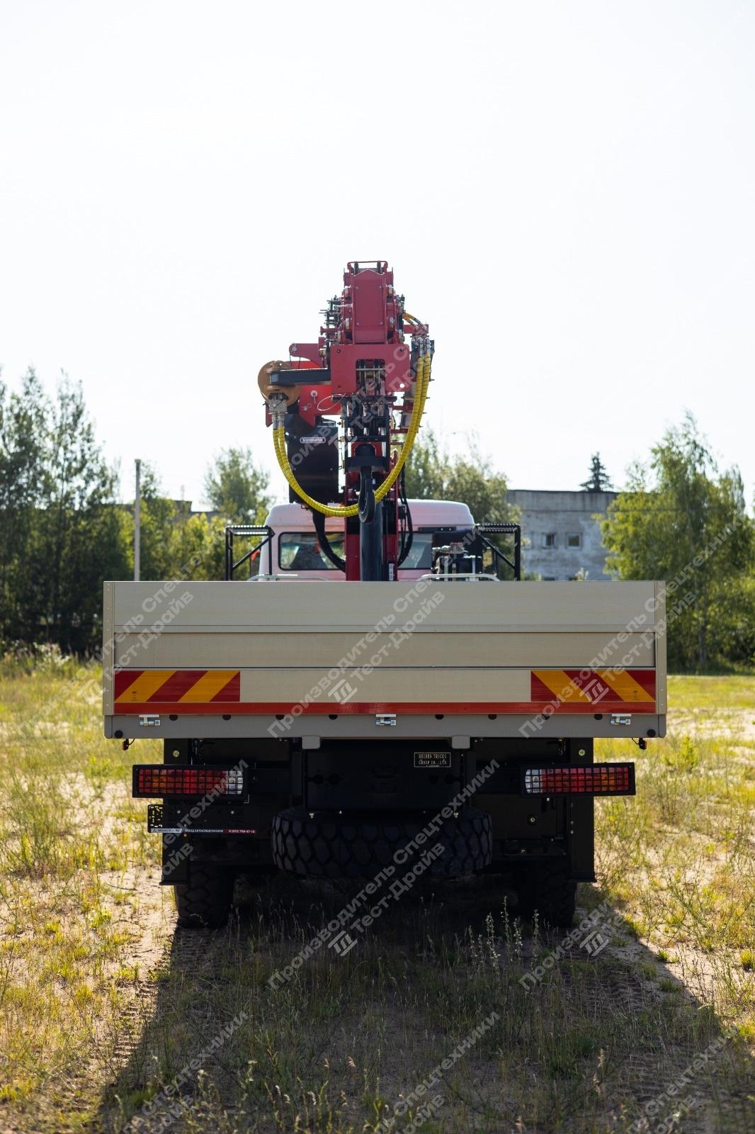 Бортовой Beiben 2538LA 6x6 с КМУ SunHunk S2506 Фото №10