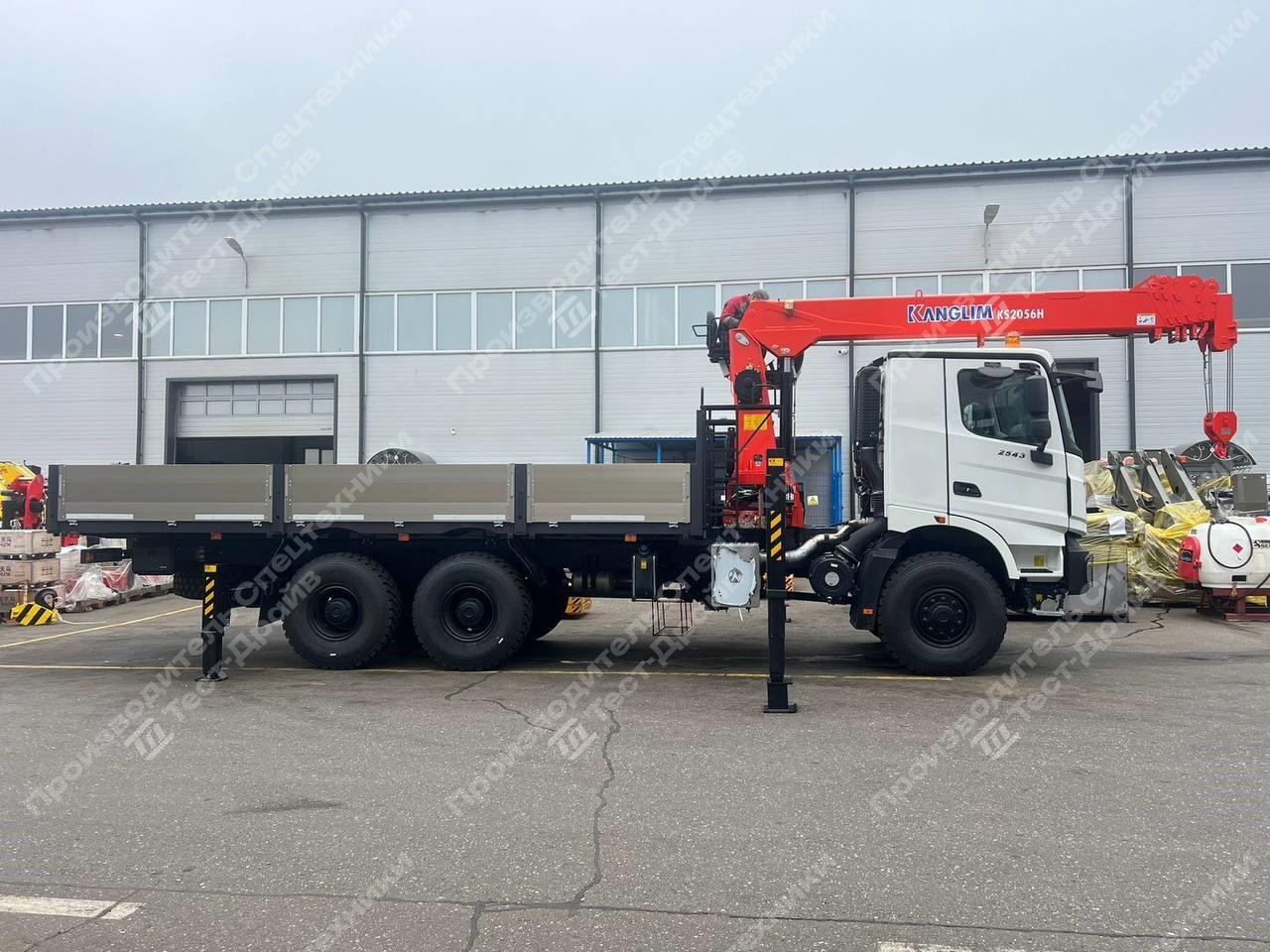 Бортовой Beiben NG80B 6x6 с КМУ Kanglim KS2056 Фото №5