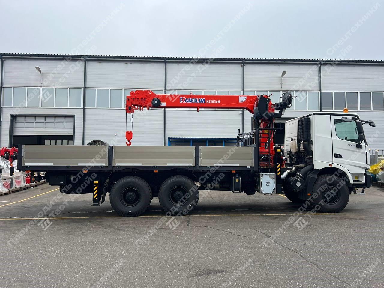 Бортовой Beiben NG80B 6x6 с КМУ Kanglim KS2056 Фото №4