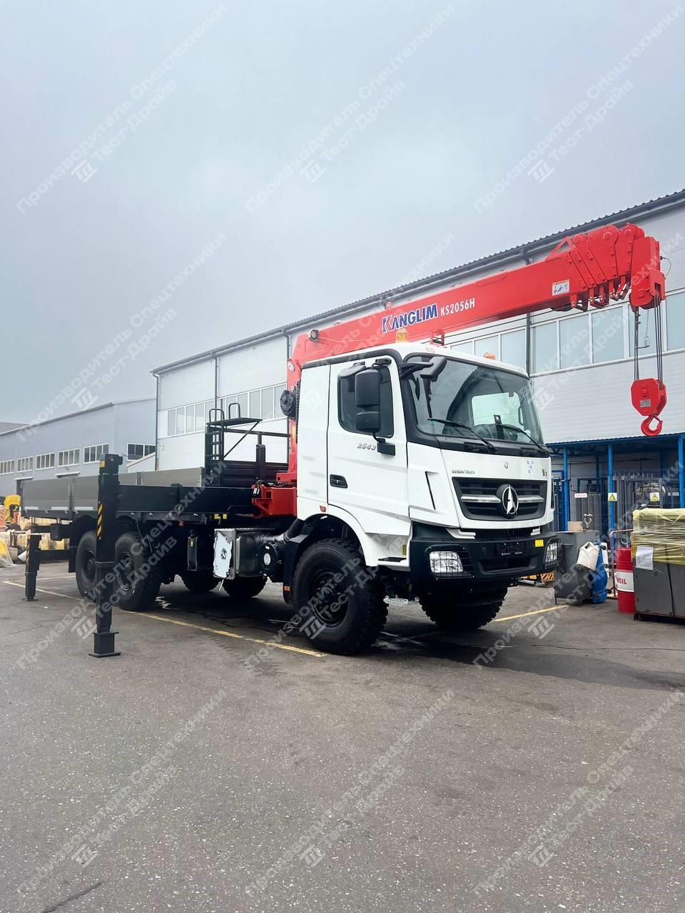 Бортовой Beiben NG80B 6x6 с КМУ Kanglim KS2056 Фото №2