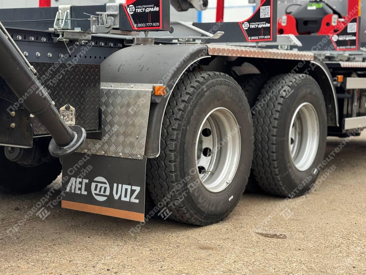 Сортиментовоз HOWO 6x4 с ГМУ ICARBAZZOLI IB 100 L98 и площадкой ЛЕСОVOZ Фото №19