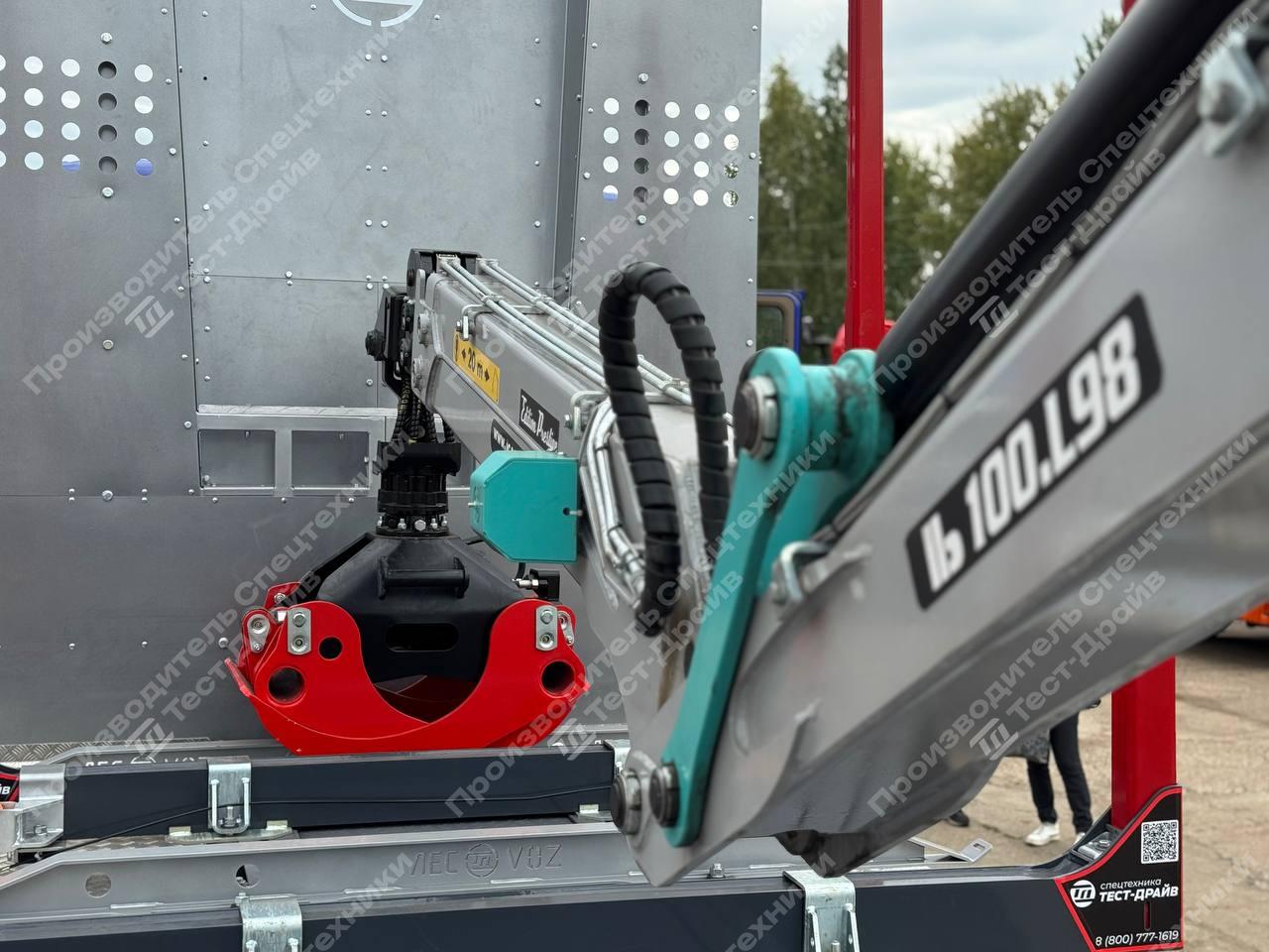 Сортиментовоз HOWO 6x4 с ГМУ ICARBAZZOLI IB 100 L98 и площадкой ЛЕСОVOZ Фото №35