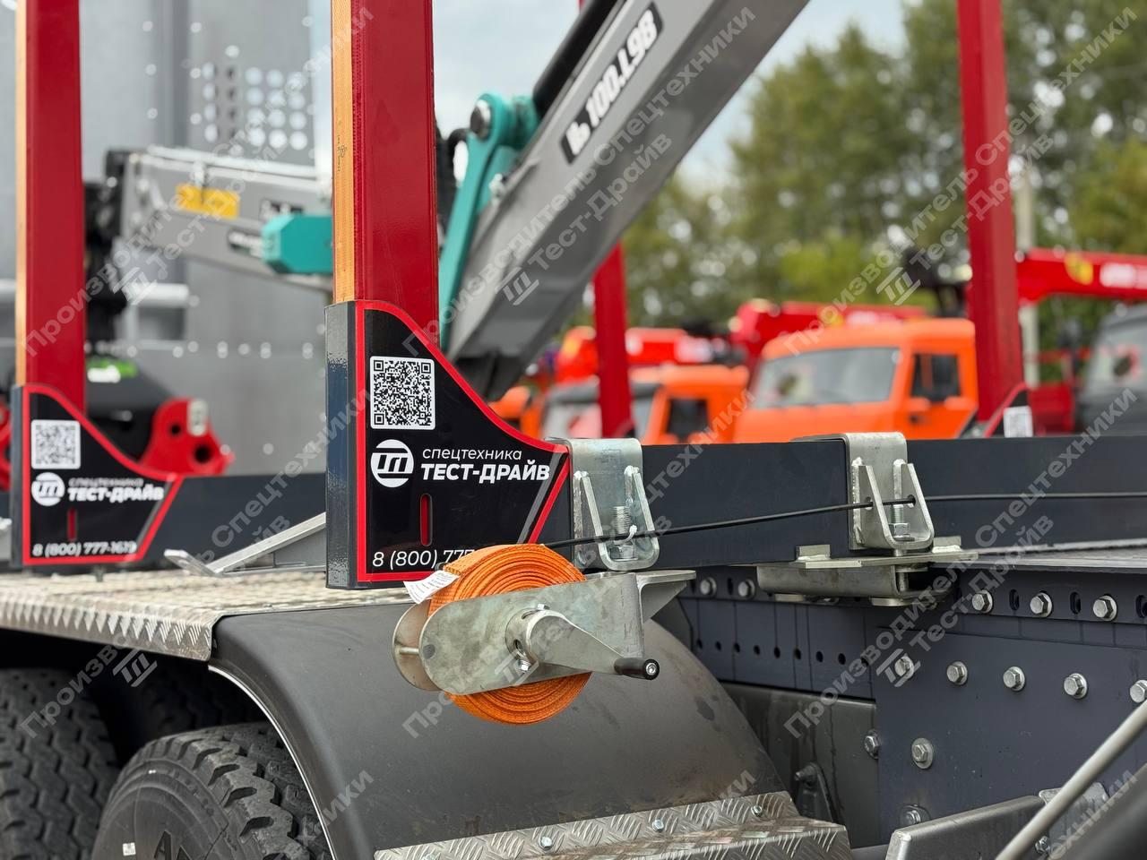 Сортиментовоз HOWO 6x4 с ГМУ ICARBAZZOLI IB 100 L98 и площадкой ЛЕСОVOZ Фото №38