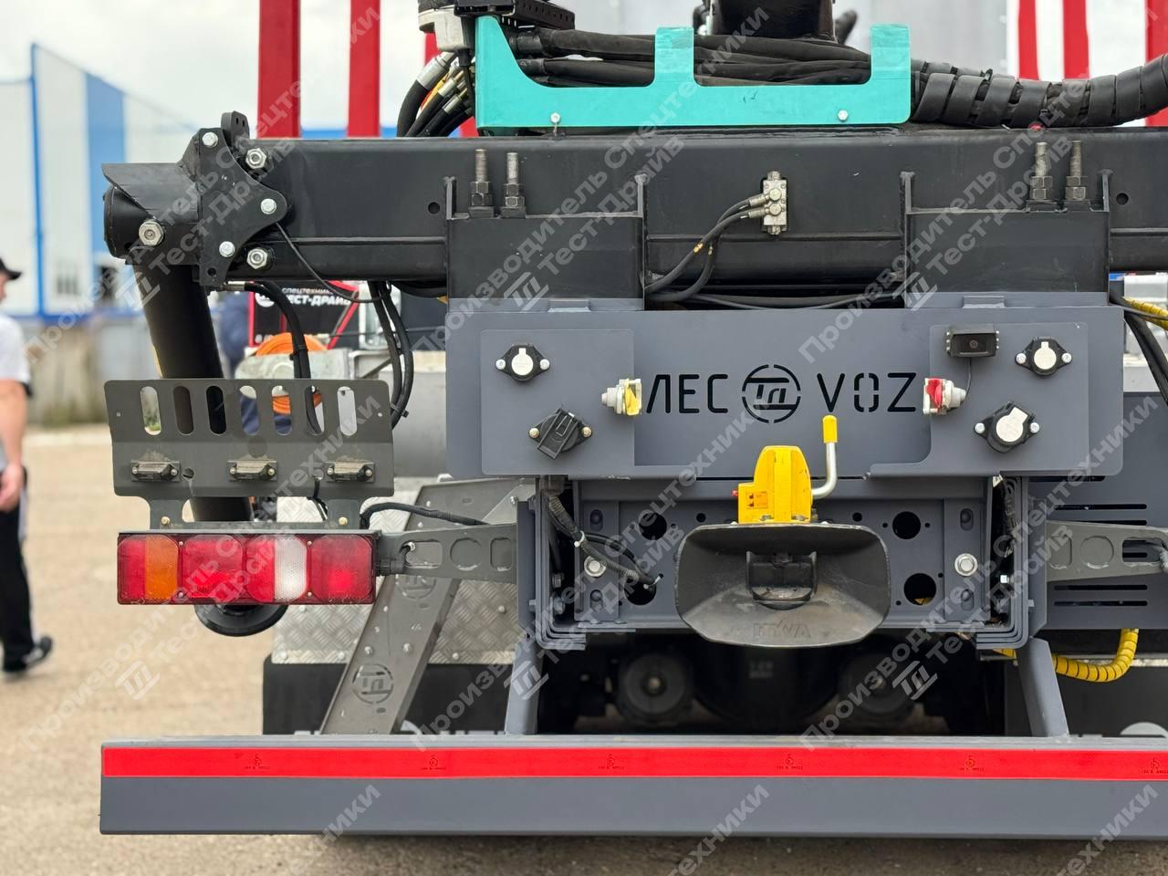 Сортиментовоз HOWO 6x4 с ГМУ ICARBAZZOLI IB 100 L98 и площадкой ЛЕСОVOZ Фото №21