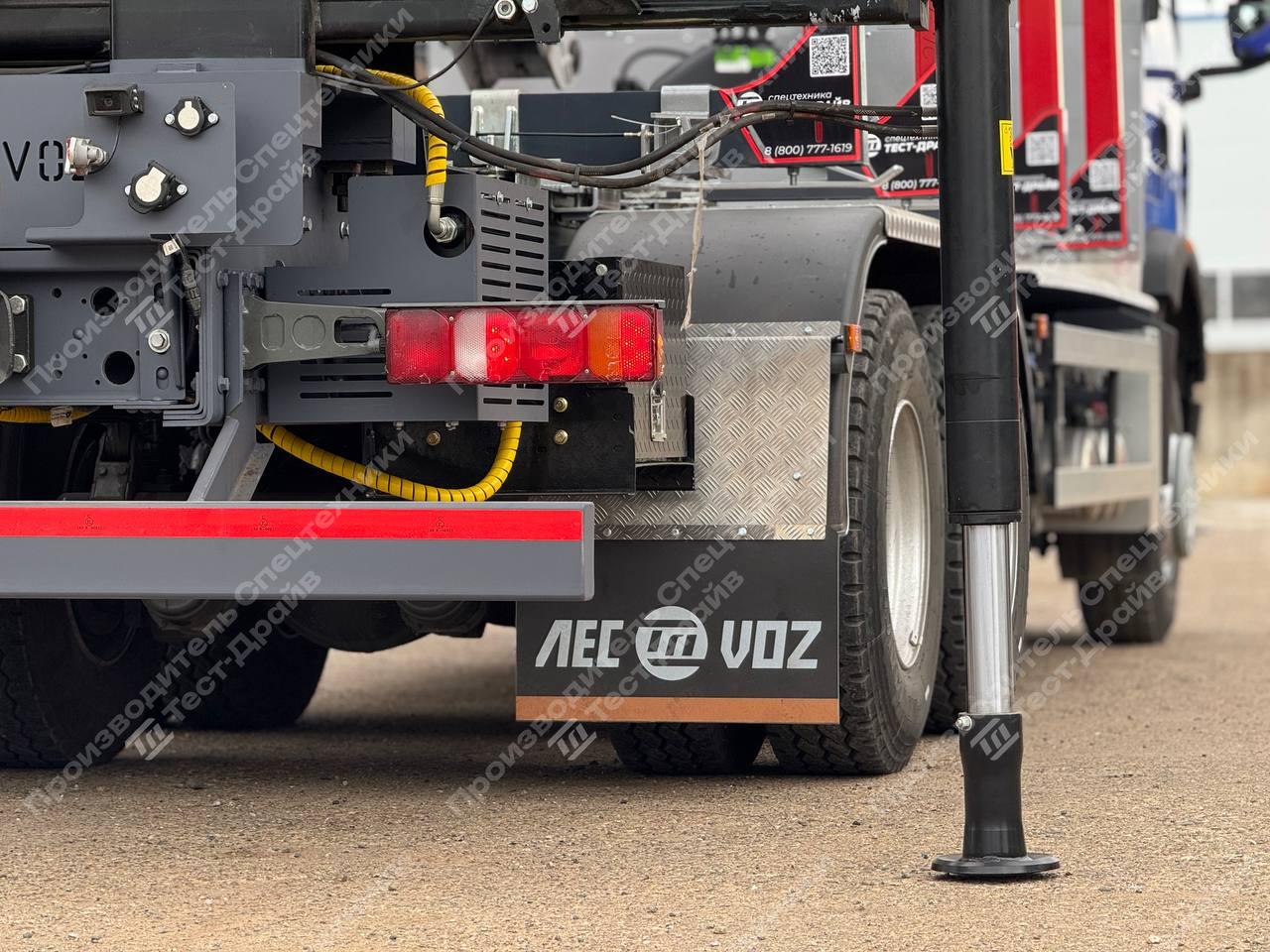 Сортиментовоз HOWO 6x4 с ГМУ ICARBAZZOLI IB 100 L98 и площадкой ЛЕСОVOZ Фото №26