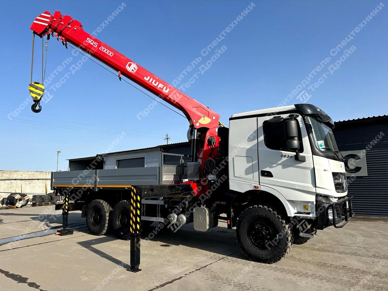 Бортовой Beiben NG80B с КМУ JIUFU SQS20000 Фото №4