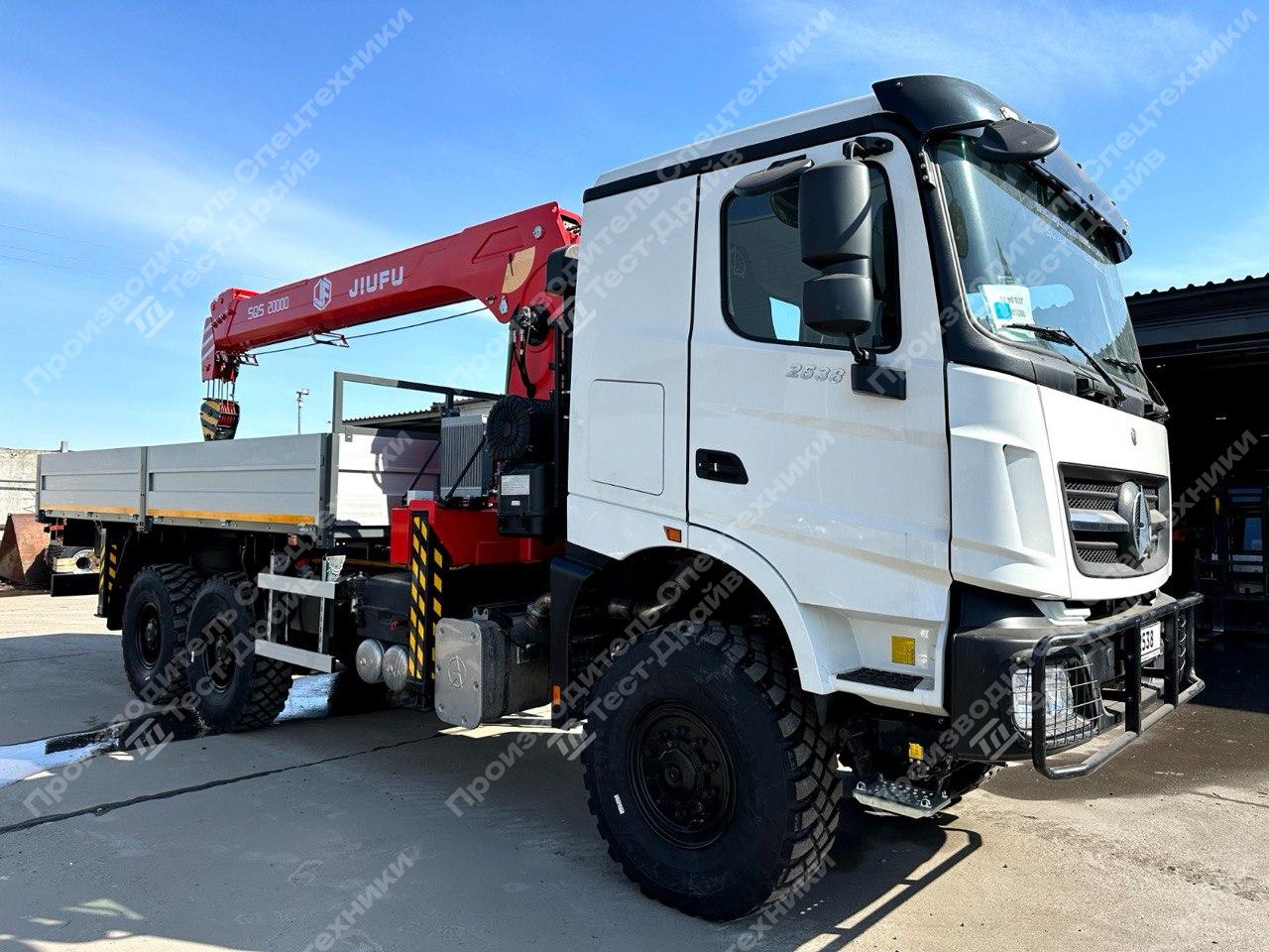 Бортовой Beiben NG80B с КМУ JIUFU SQS20000 Фото №3