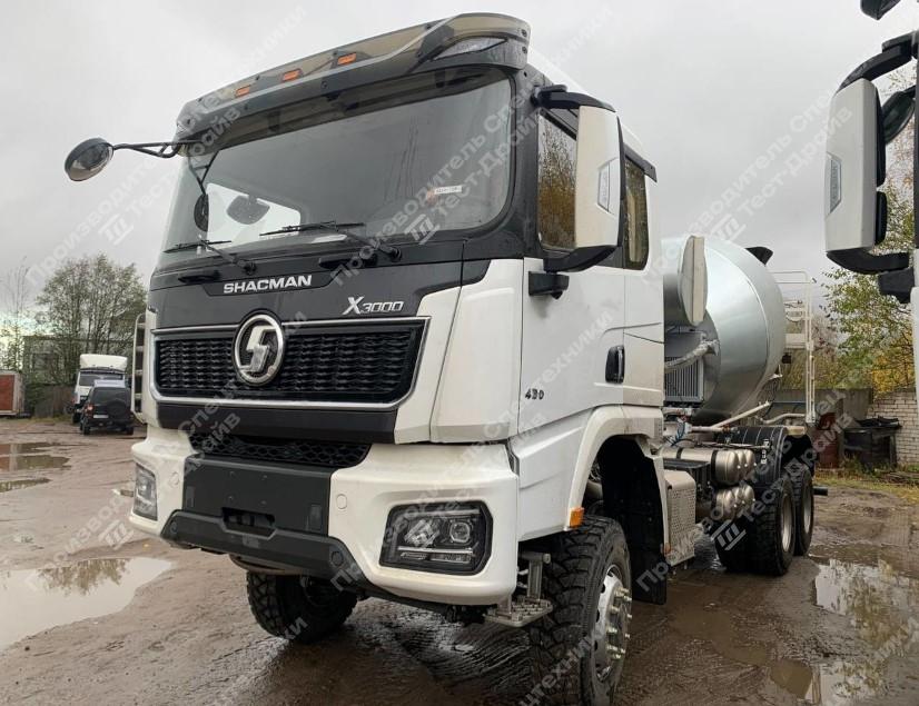 Автобетоносмеситель Shacman X3000 6x6 с цистерной 8 м3 Фото №5