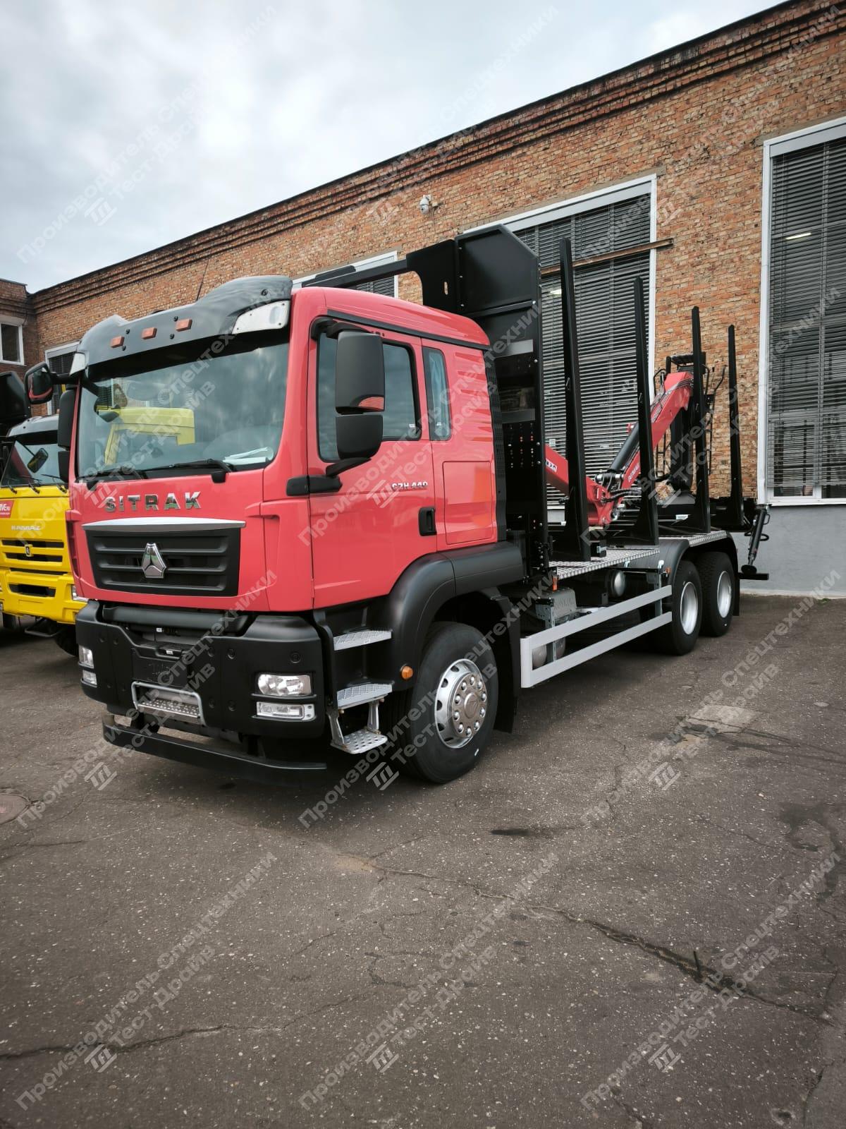 Сортиментовоз Sitrak 6x4 с ГМУ VM10L97 Фото №10