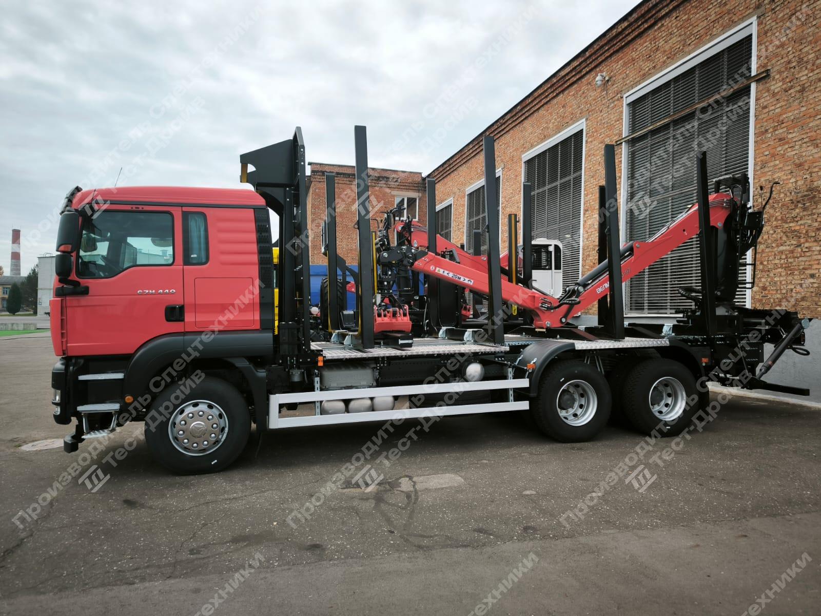 Сортиментовоз Sitrak 6x4 с ГМУ VM10L97 Фото №12