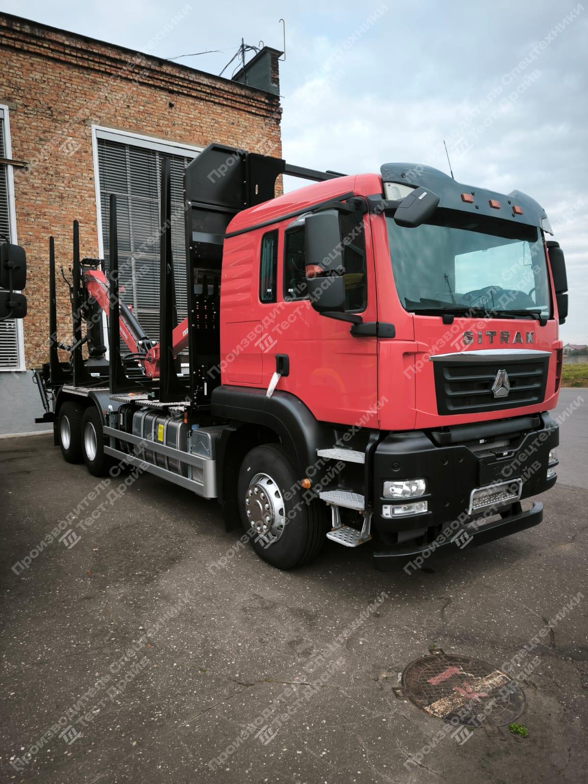 Сортиментовоз Sitrak 6x4 с ГМУ VM10L97 Фото №3