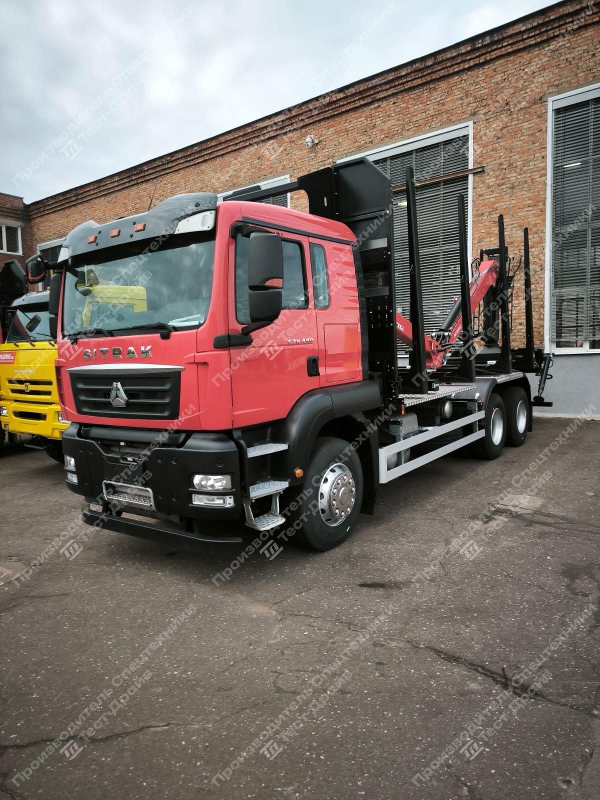 Сортиментовоз Sitrak 6x4 с ГМУ VM10L97 Фото №2