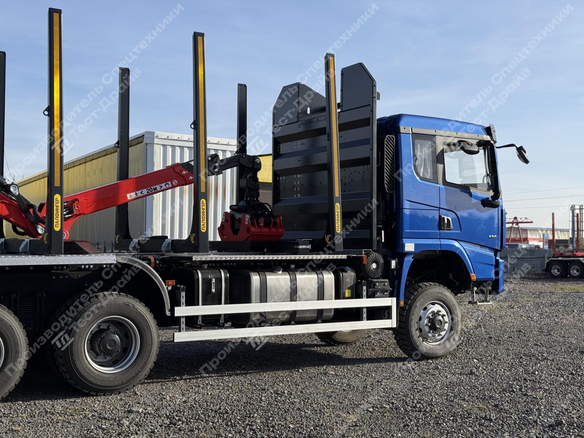 Сортиментовоз Shacman X3000 6x6 с ГМУ VM10L86 Фото №5