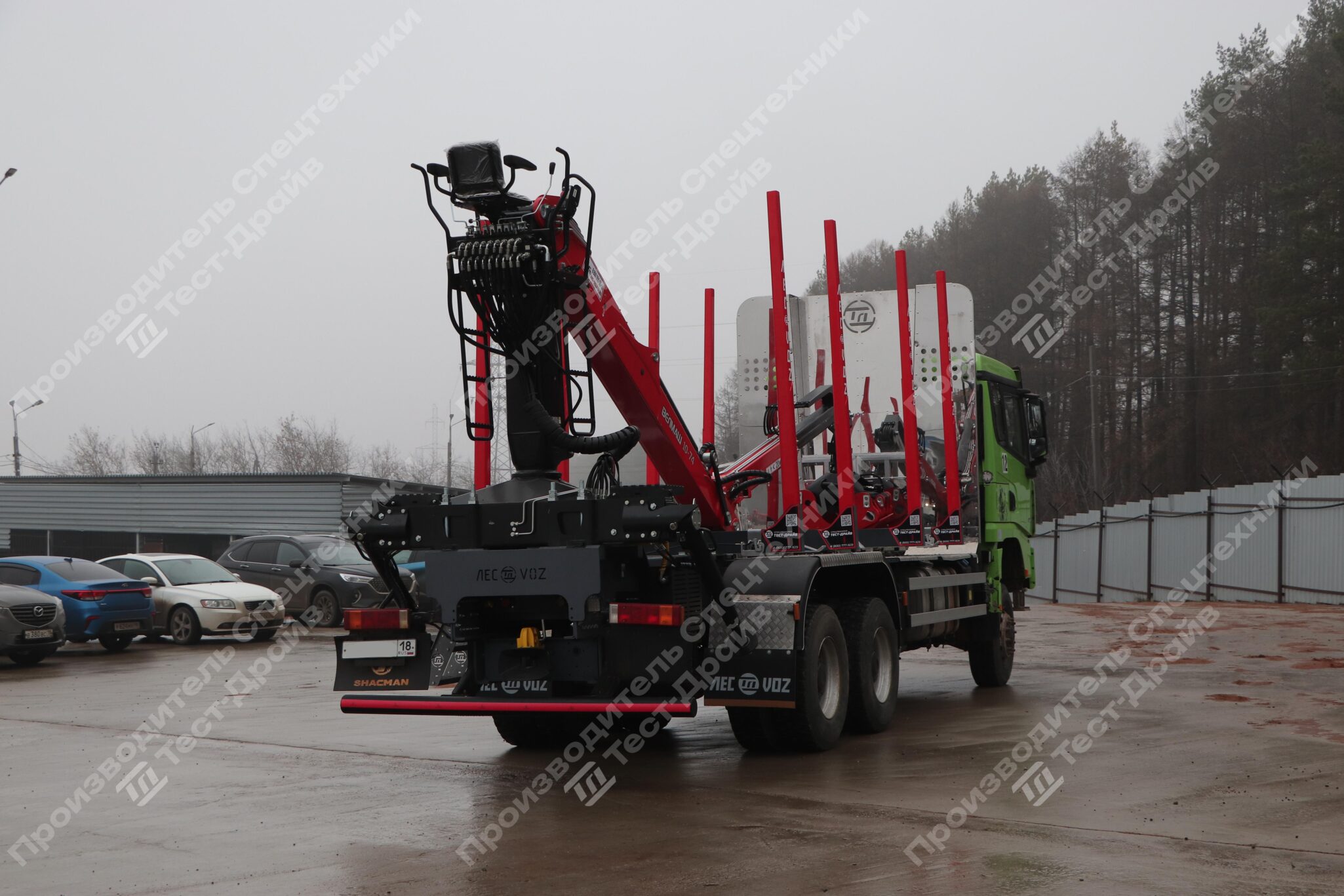 Сортиментовоз Shacman X3000 6x6 c ГМУ VM10L74 Фото №16