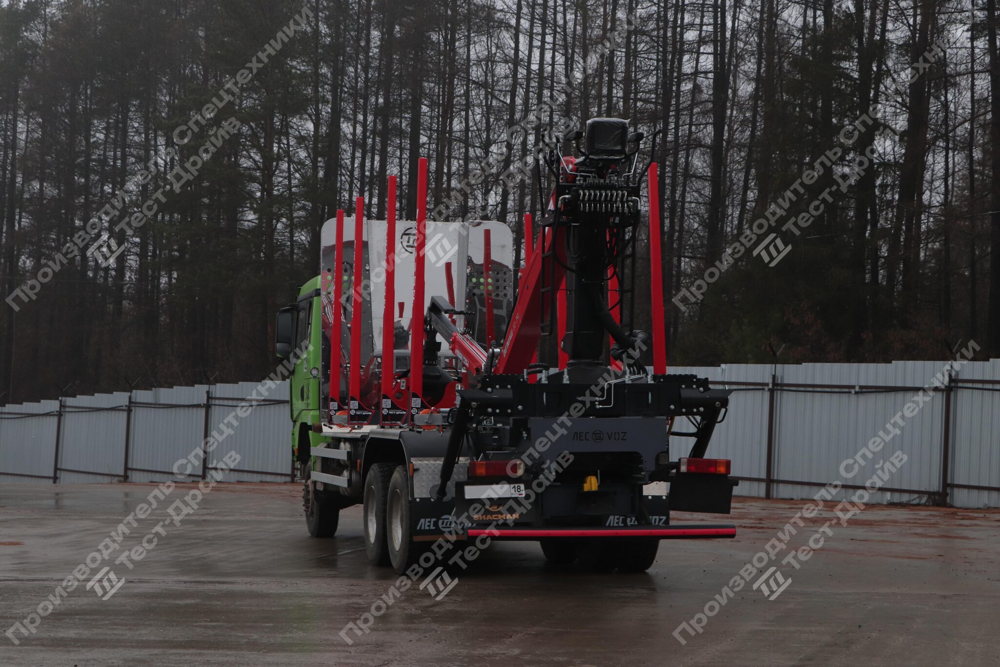 Сортиментовоз Shacman X3000 6x6 c ГМУ VM10L74 Фото №15