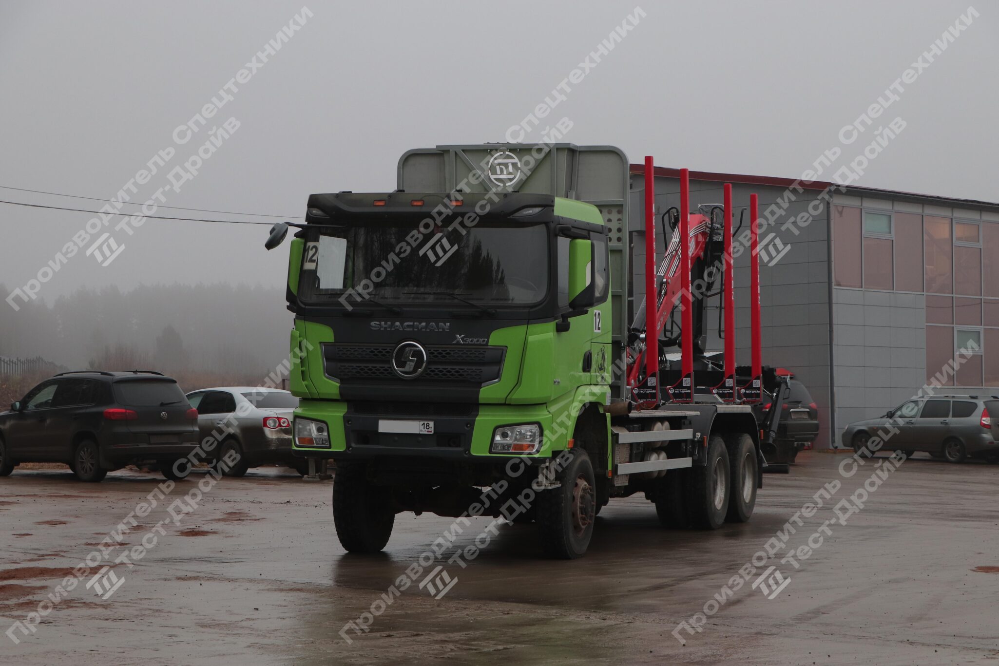 Сортиментовоз Shacman X3000 6x6 c ГМУ VM10L74 Фото №11
