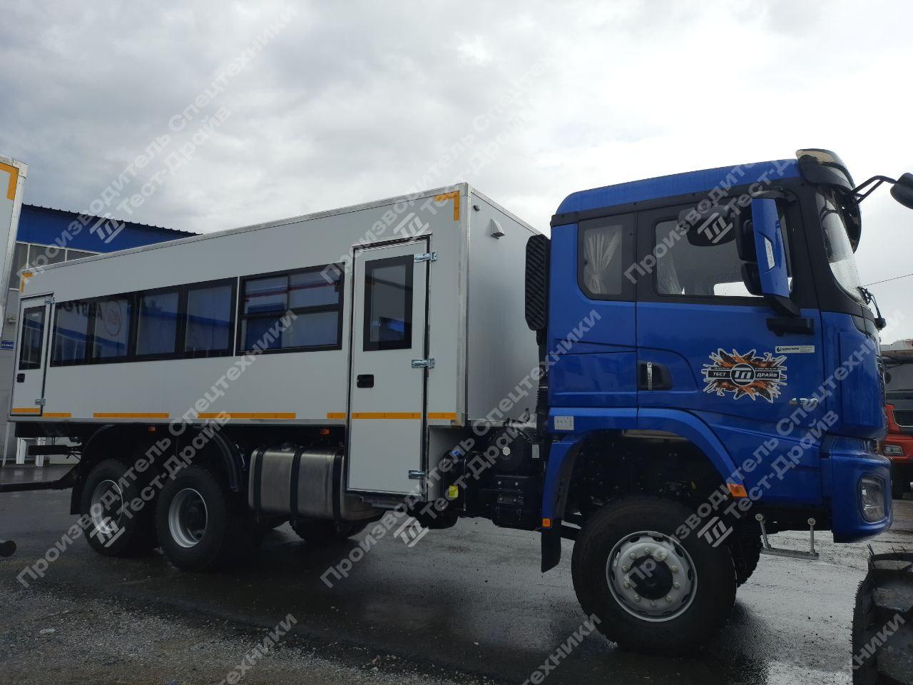 Вахтовый автобус Shacman X3000 6x6 - 28 мест Фото №5