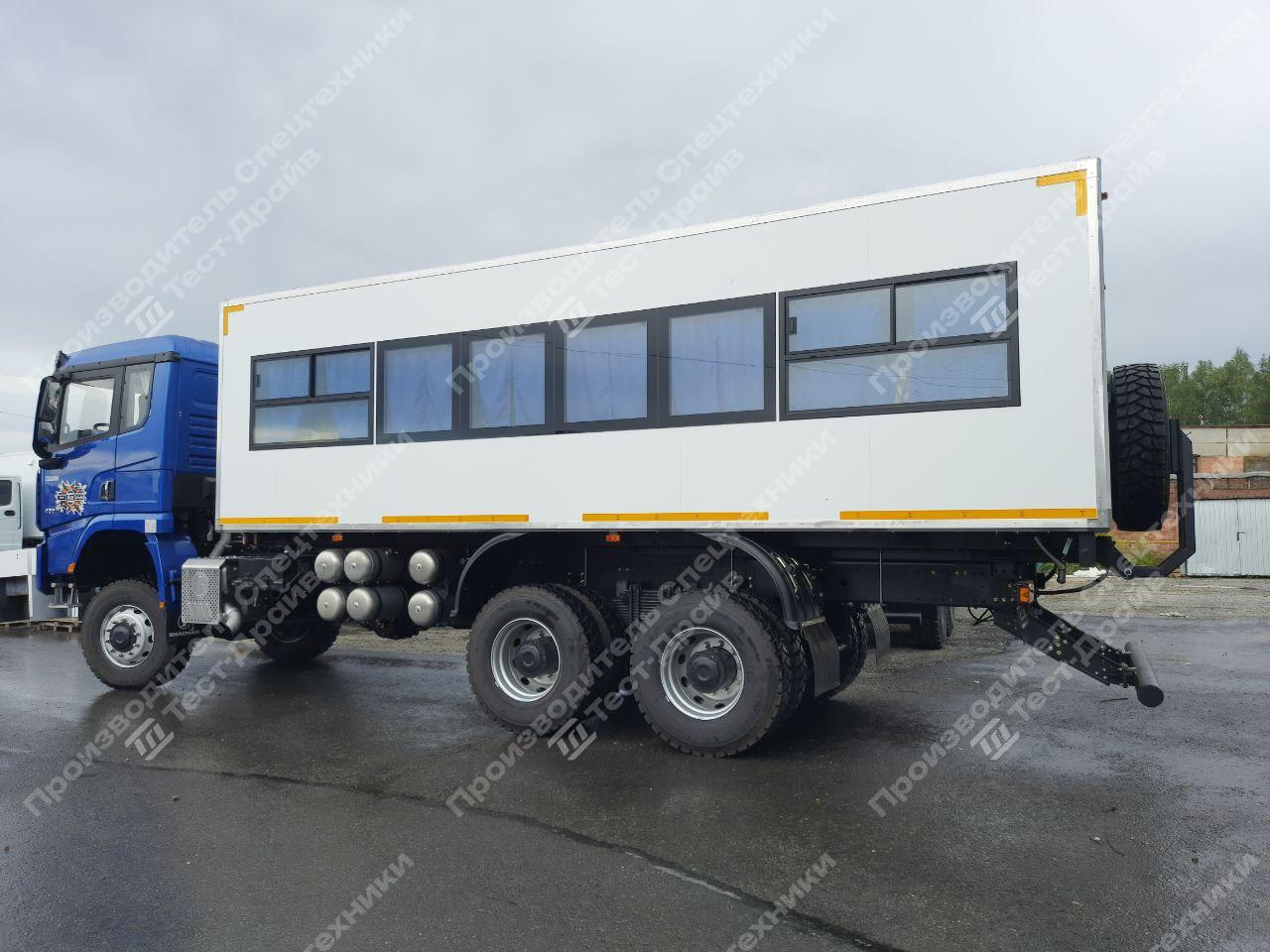 Вахтовый автобус Shacman X3000 6x6 - 28 мест Фото №3
