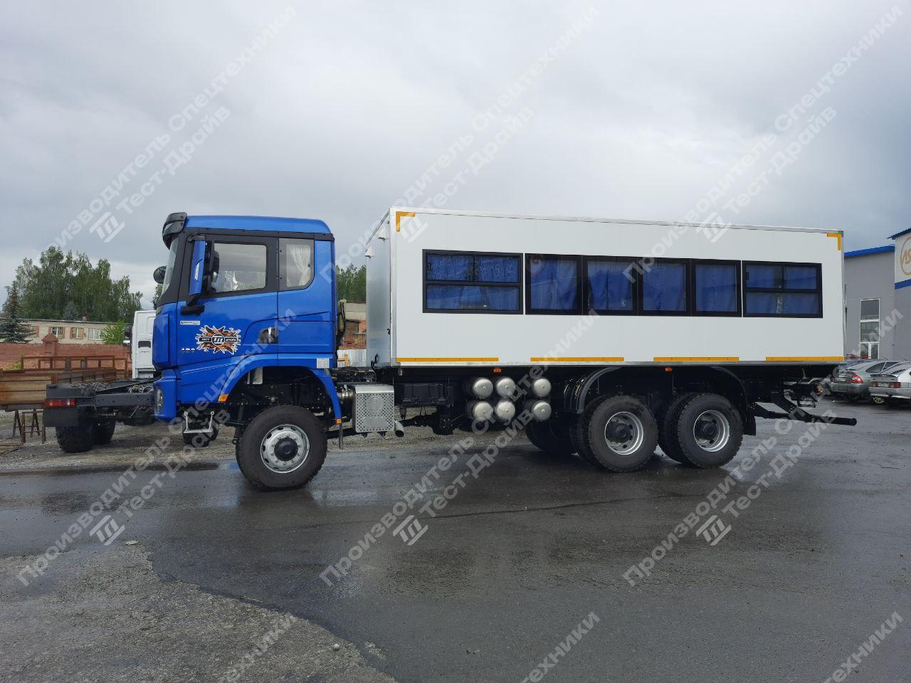 Вахтовый автобус Shacman X3000 6x6 - 28 мест Фото №2