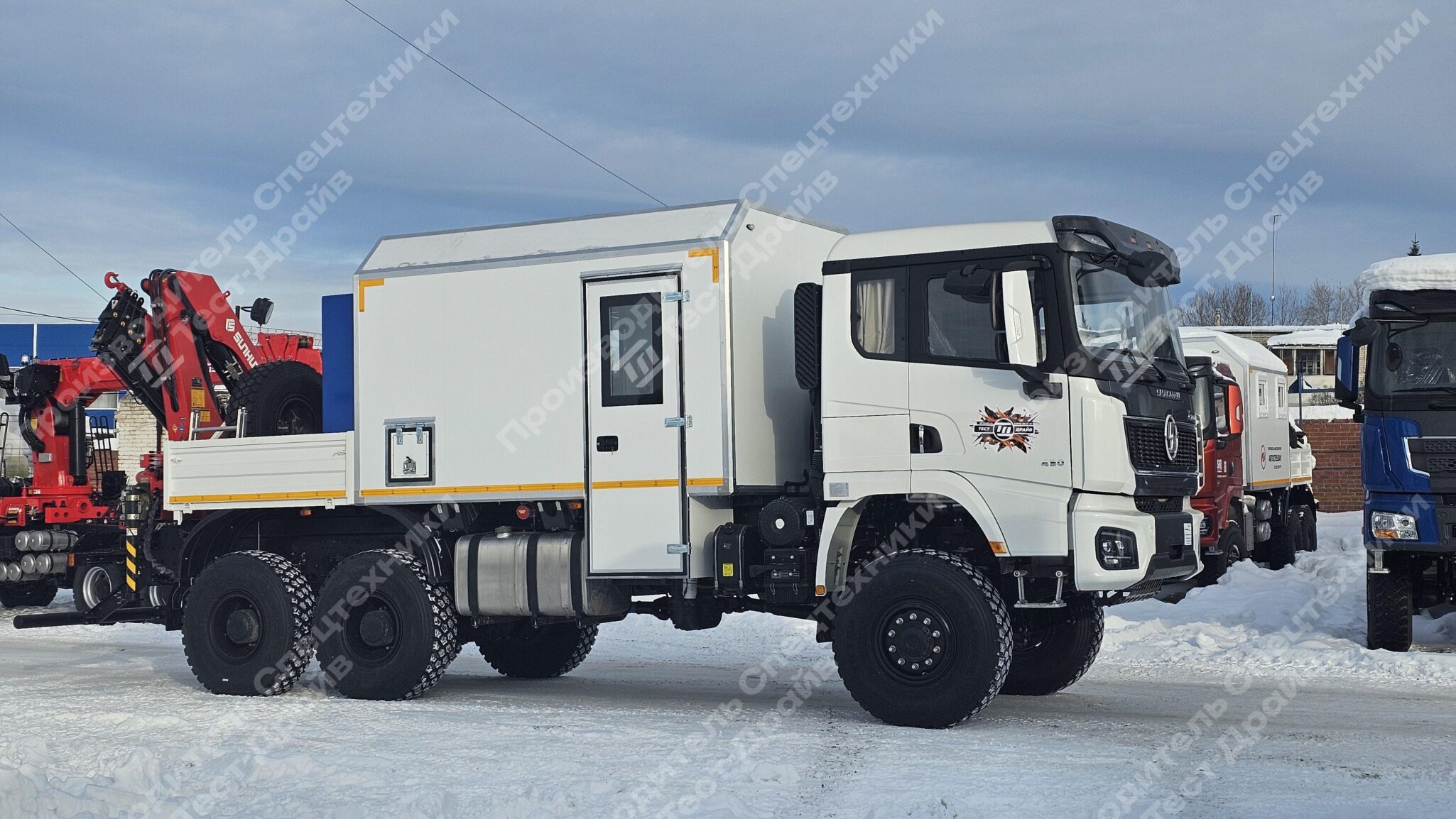 ПАРМ Shacman X3000 6Х6 с КМУ SunHunk K168-4 Фото №4