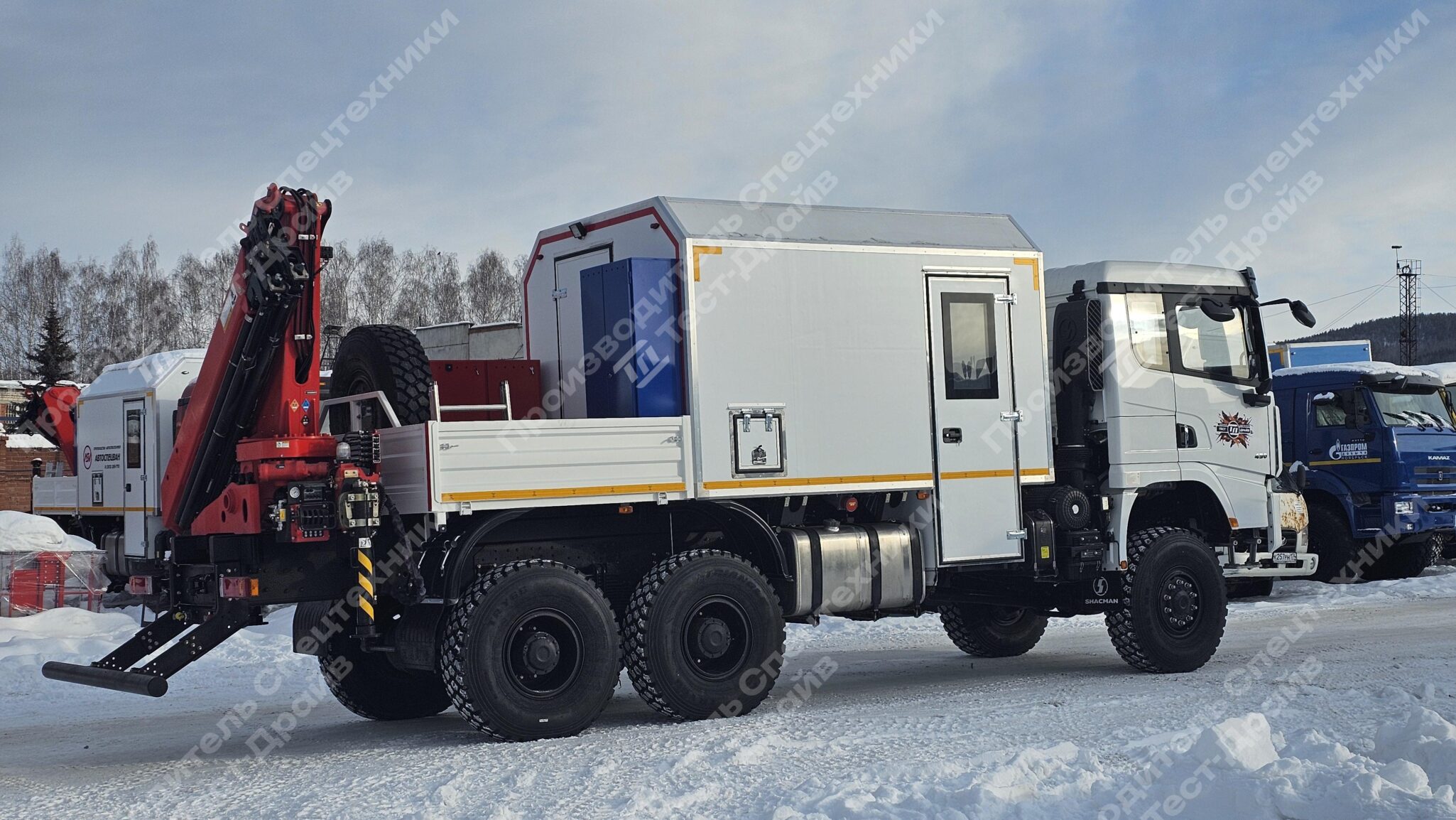 ПАРМ Shacman X3000 6Х6 с КМУ SunHunk K168-4 Фото №5