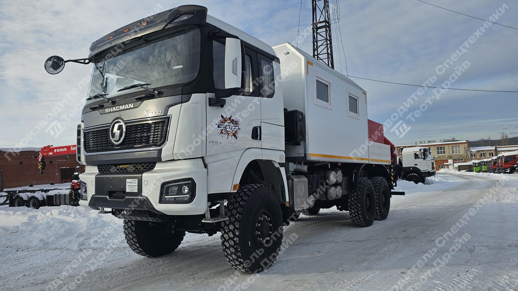 ПАРМ Shacman X3000 6Х6 с КМУ SunHunk K168-4 Фото №1