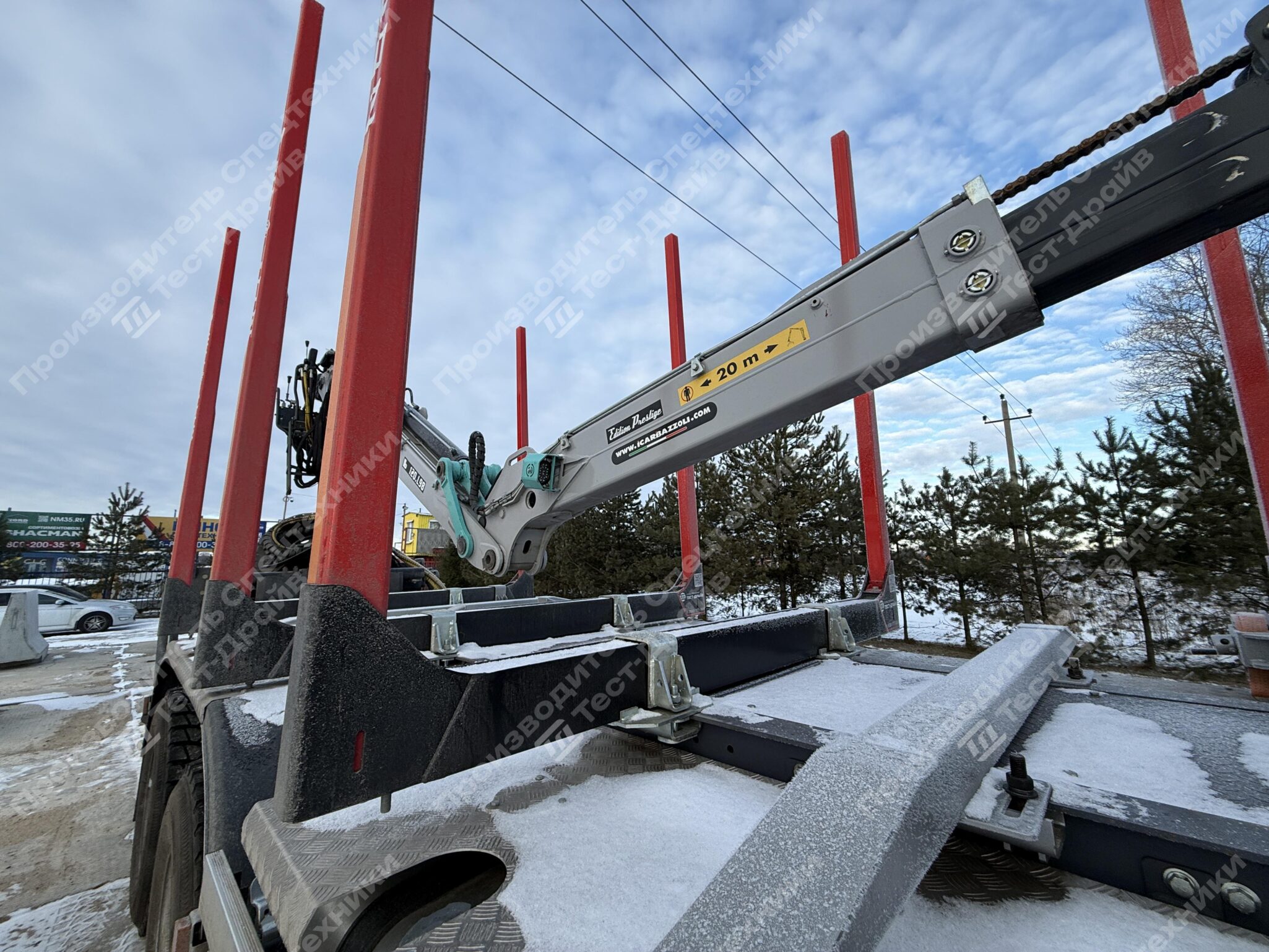 Сортиментовоз Shacman X3000 8х4 с ГМУ ICARBAZZOLI IB 120 L98 Фото №19