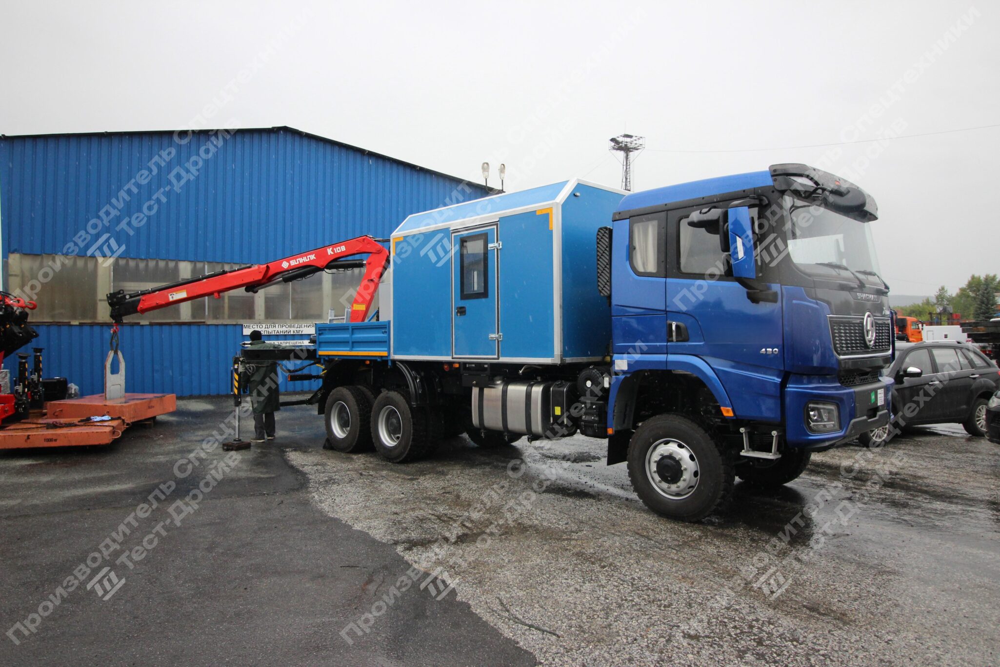 ПАРМ Shacman X3000 6x6 с КМУ SunHunk K108 Фото №3